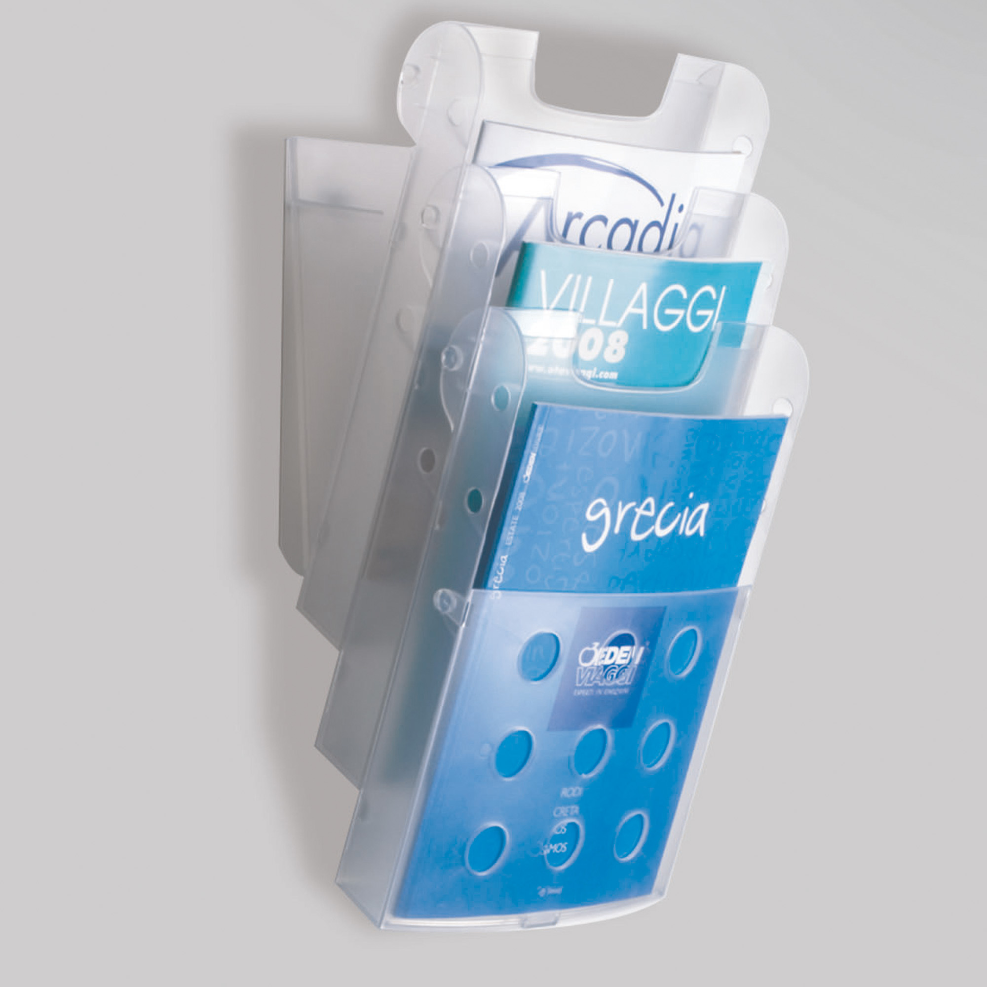 Vaschette portariviste da parete - Tecnostyl - set …