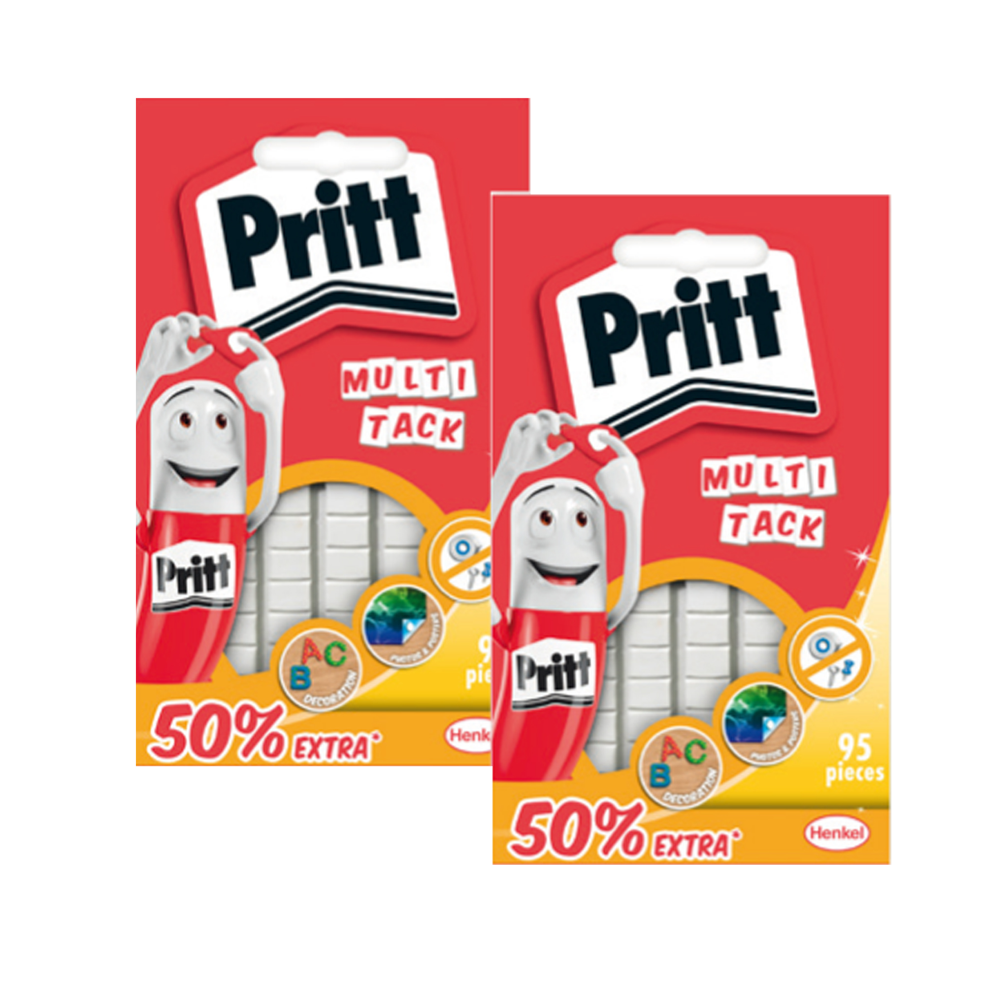 Gommini adesivi Multi-Tack - riutilizzabili - bianco - …