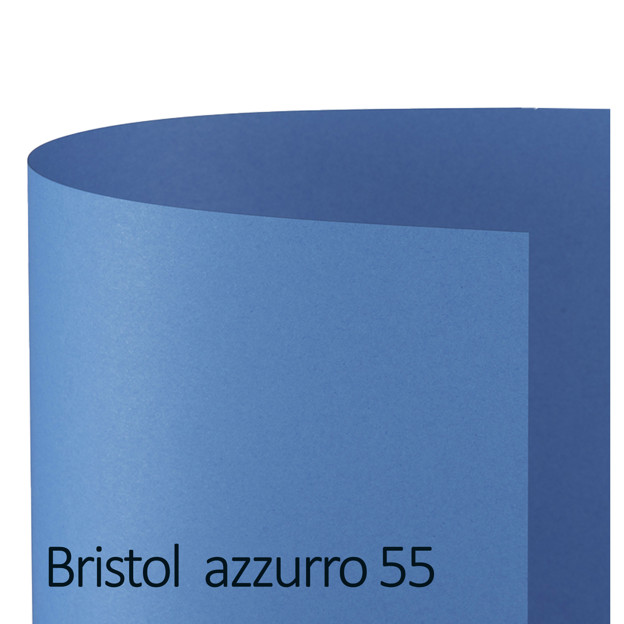 Favini Bristol Color 200 Sigillo T1 55 - Cartoncino - 700 x 1000 mm - 10 fogli - blu chiaro - 200 g/m² - cartone