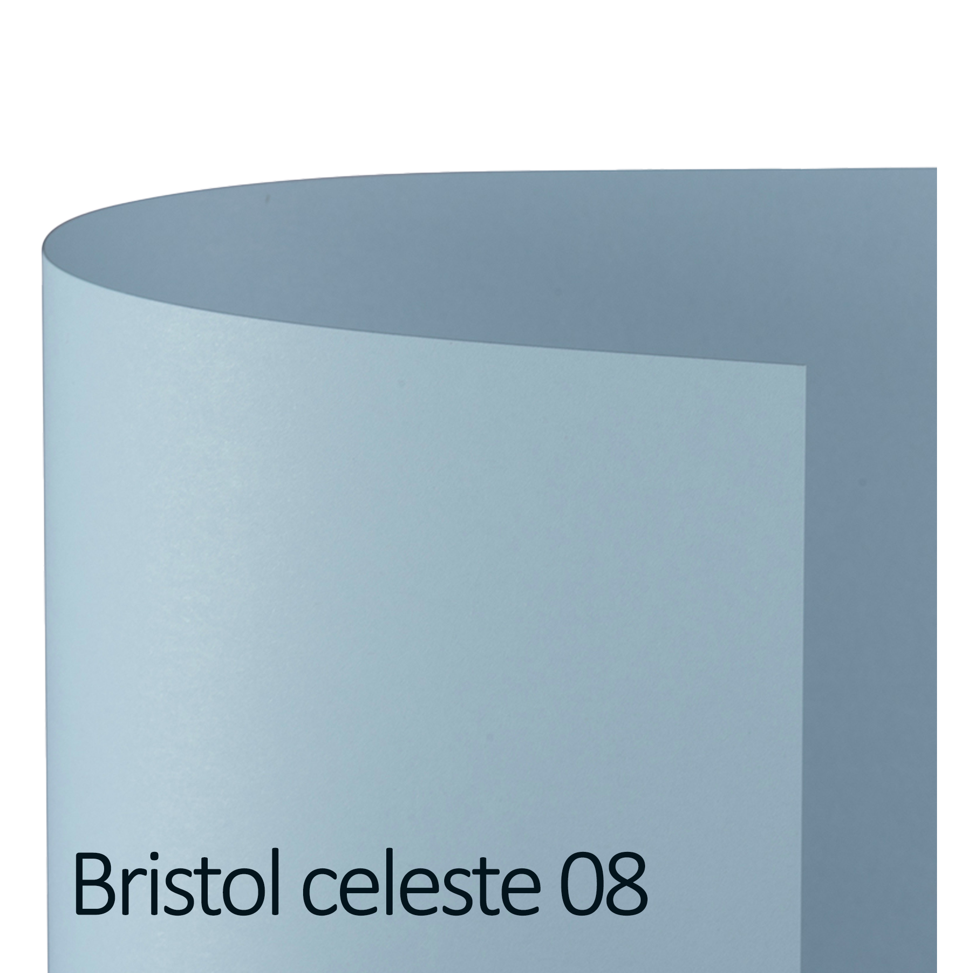 Favini Bristol Color 200 Sigillo T1 08 - Cartoncino - 700 x 1000 mm - 10 fogli - celeste - 200 g/m² - cartone