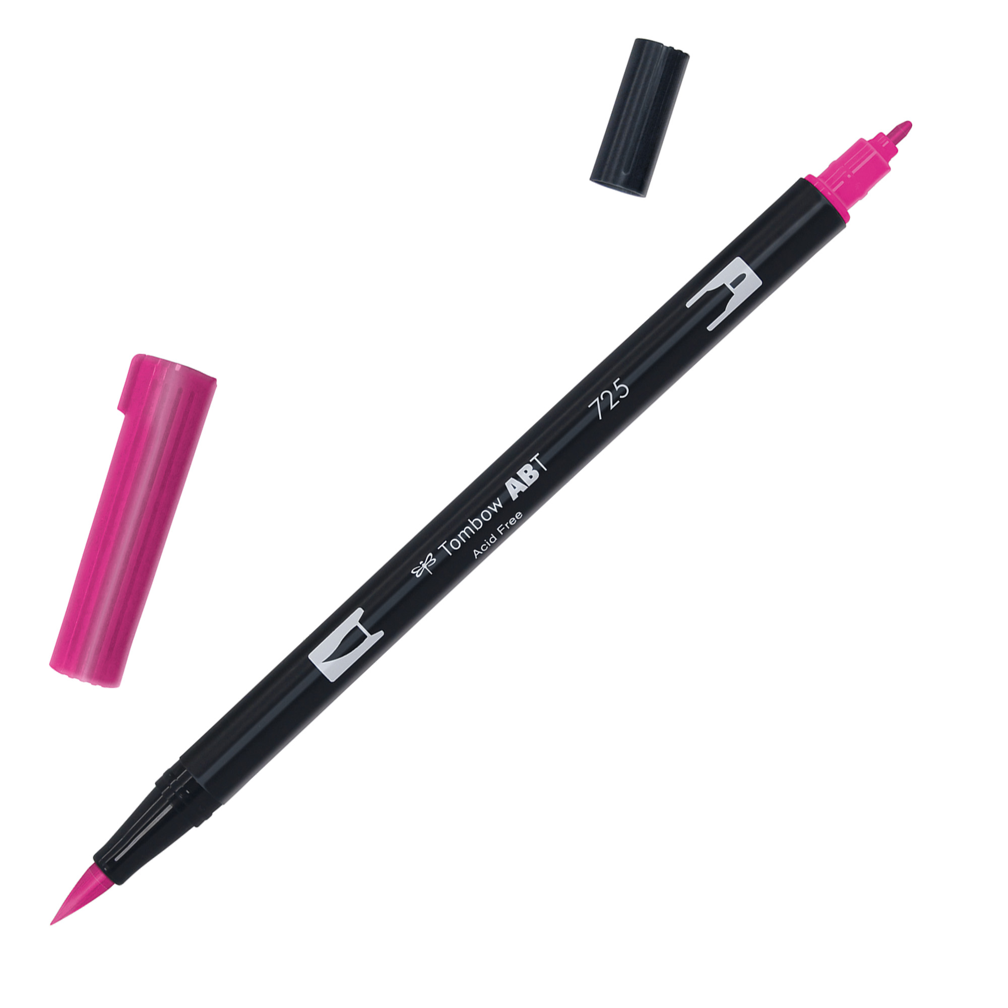 Pennarello Dual Brush N725 - rhoadamine red - …