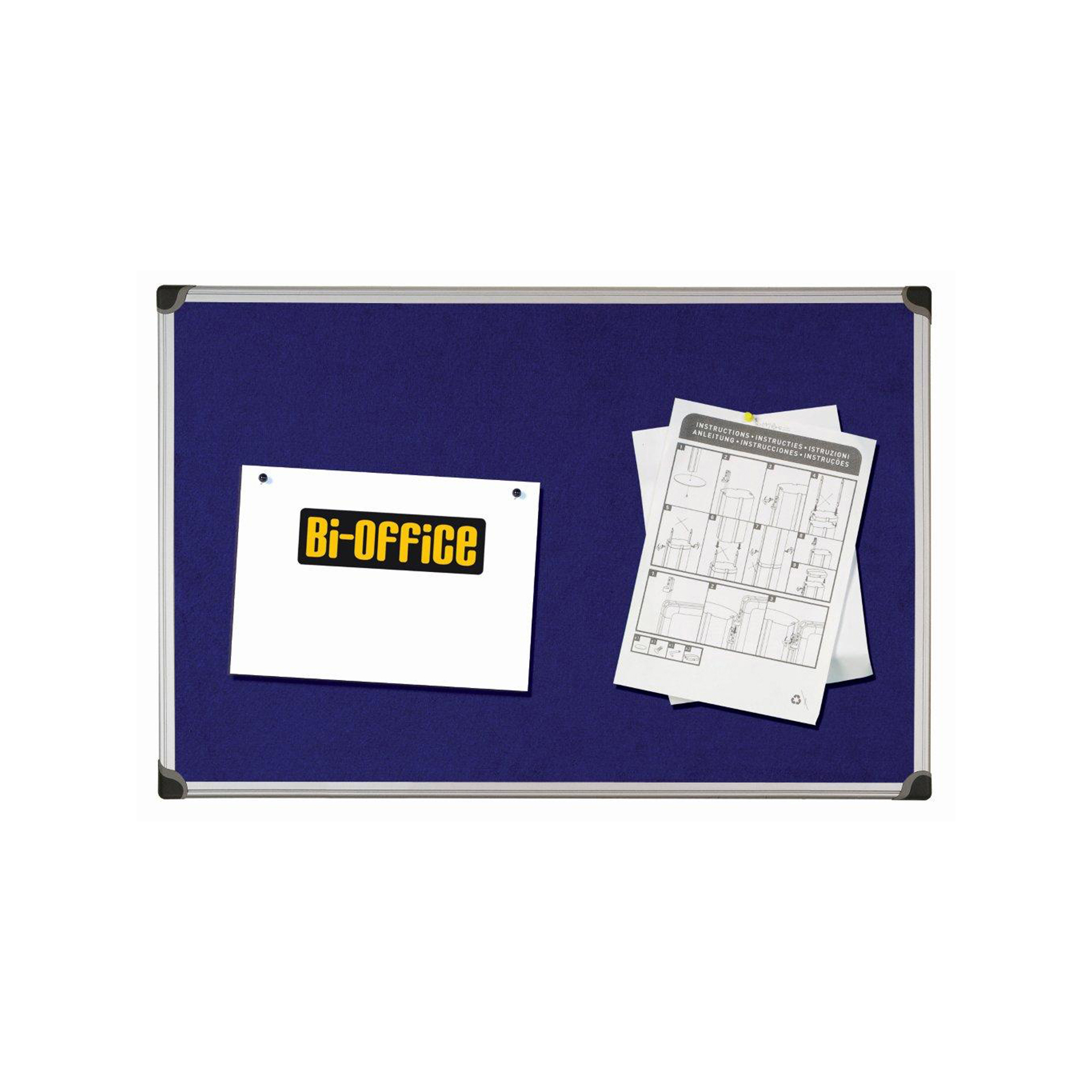 Pannello Maya Felt Board - feltro blu - …