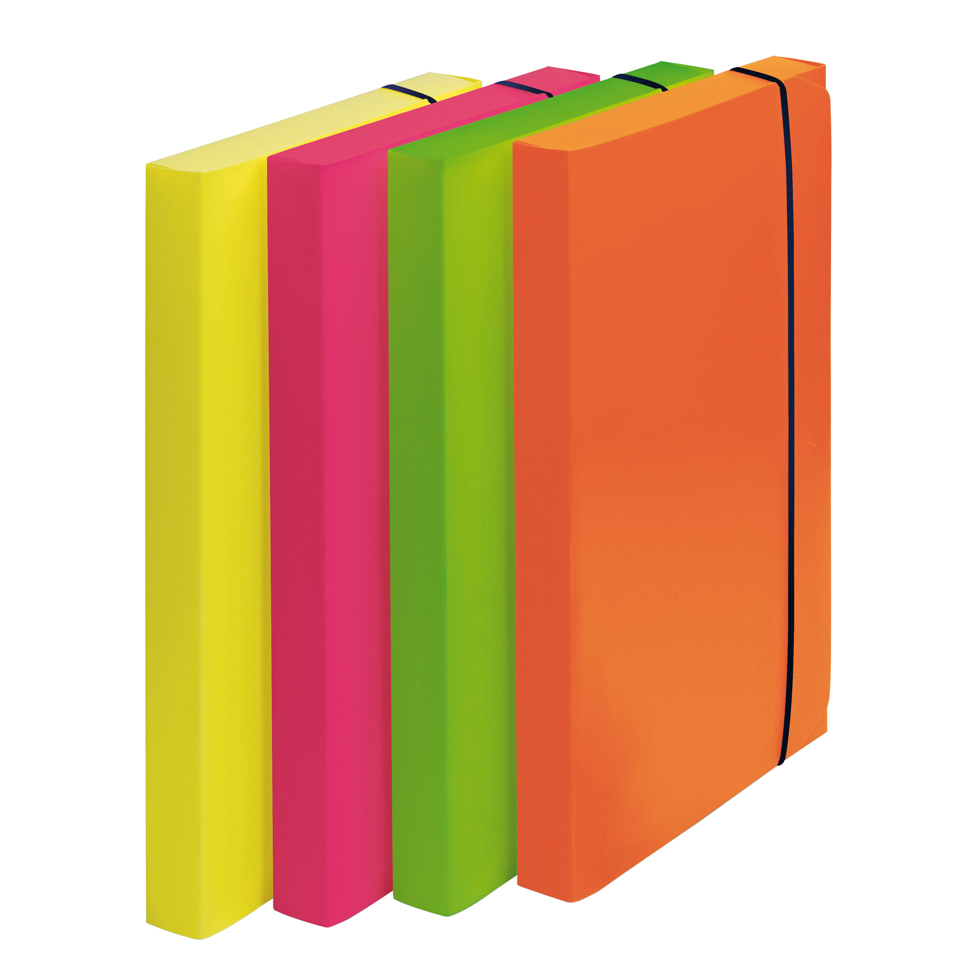 Leonardi - Cartella a scatola - larghezza dorsale 30 mm - per 235 x 345 mm - disponibile in colori assortiti