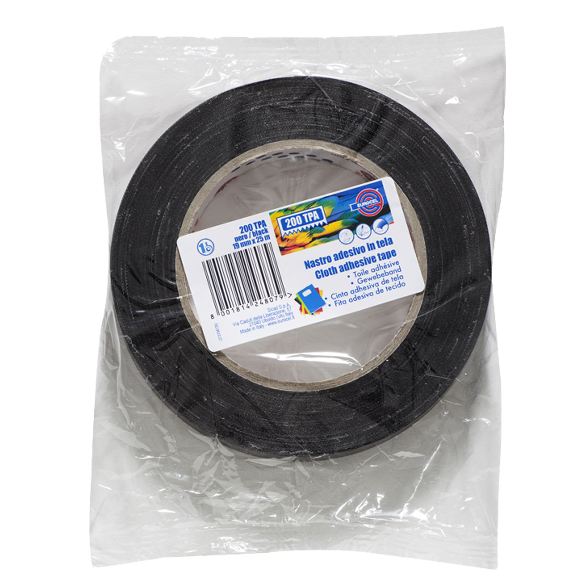 Nastro adesivo telato TPA 200 - 19 mm …