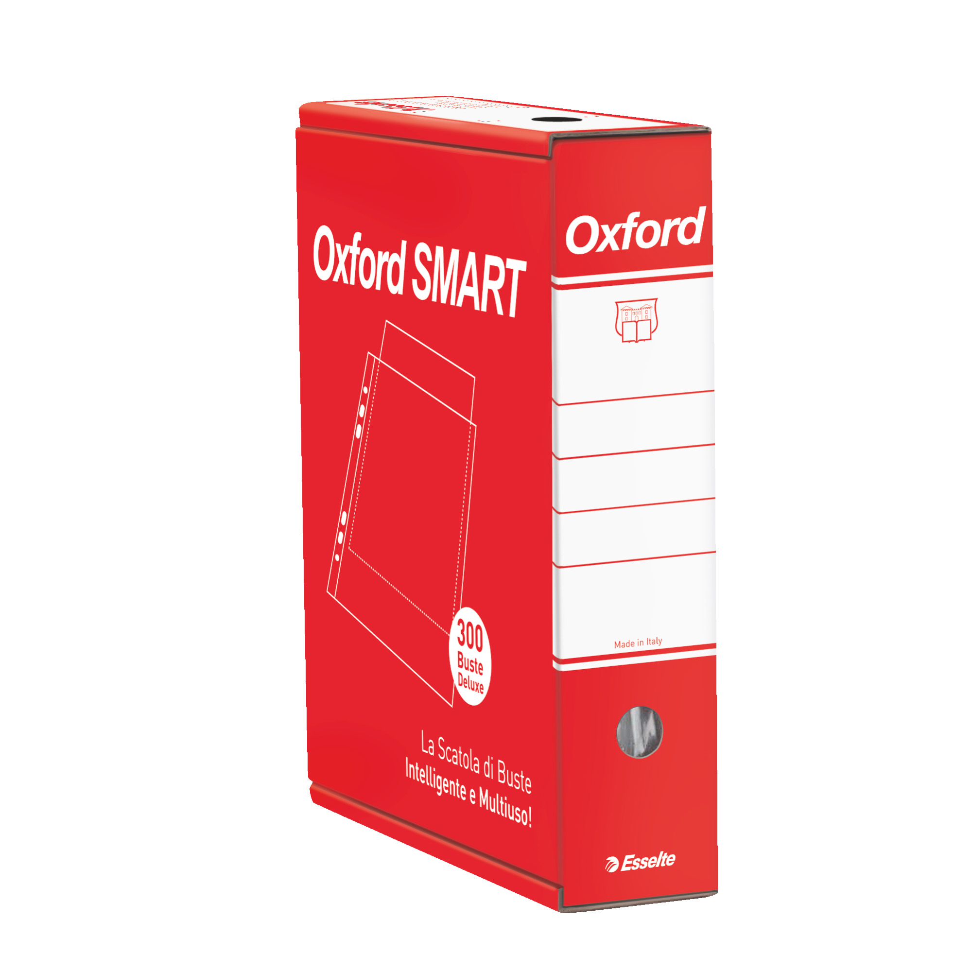 Esselte Oxford SMART - Busta trasparente - per 220 x 300 mm - trasparente (pacchetto di 300)
