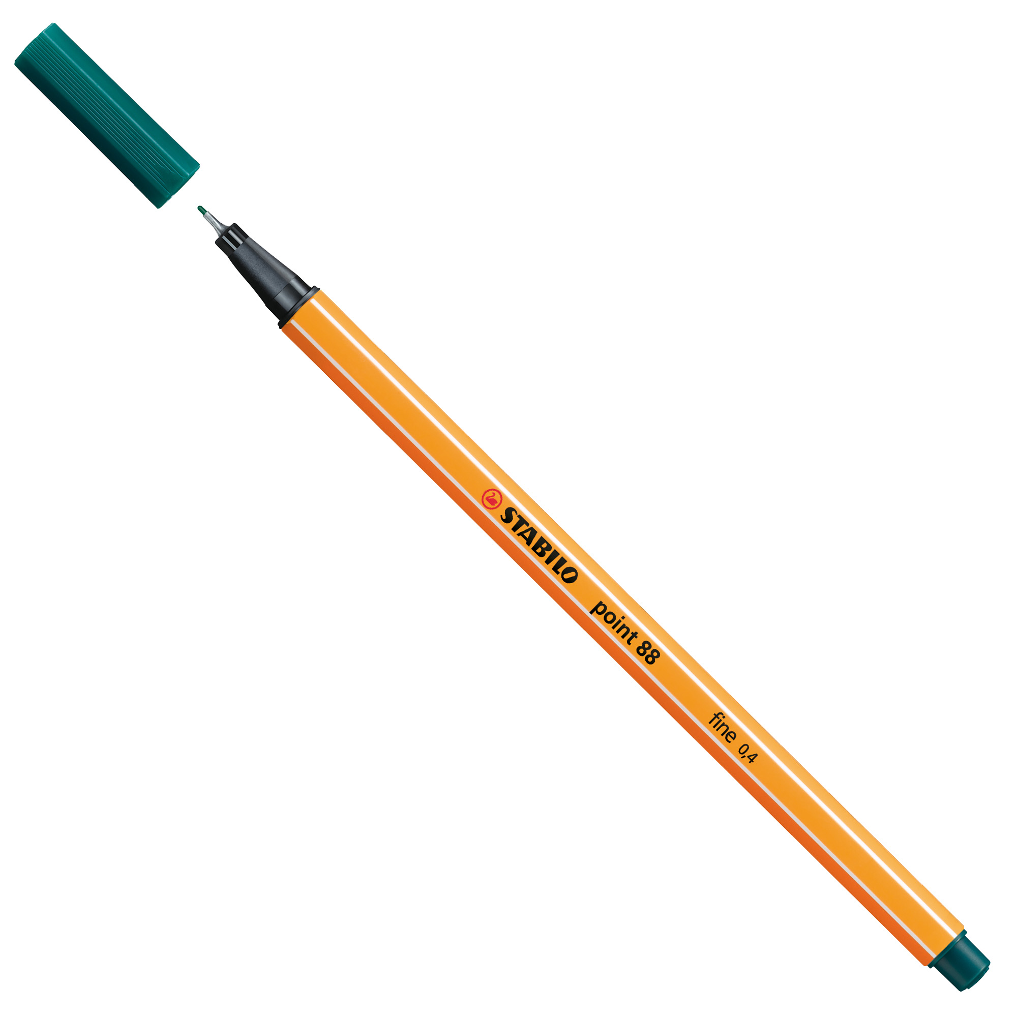 STABILO point 88 - Penna a punta sottile - verde pino - 0.4 mm