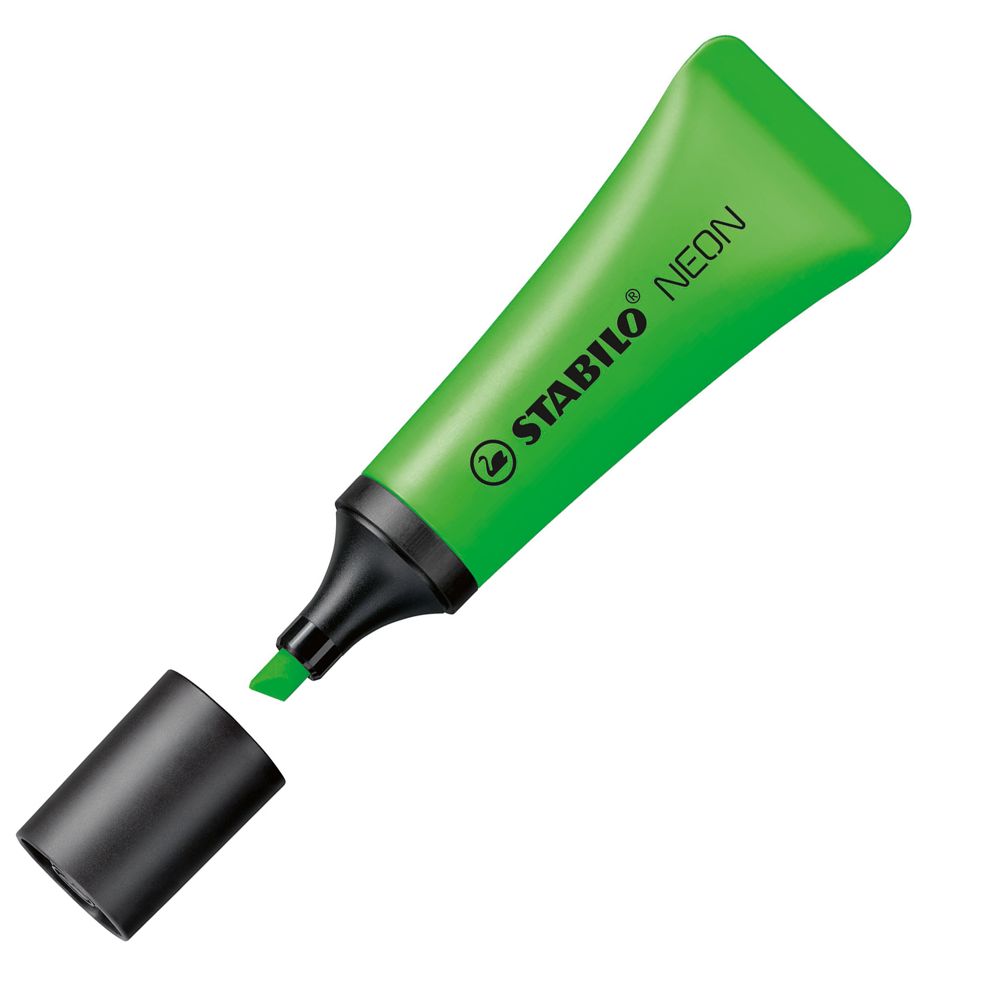 STABILO NEON - Evidenziatore - verde fluorescente - inchiostro base acqua - 2-5 mm