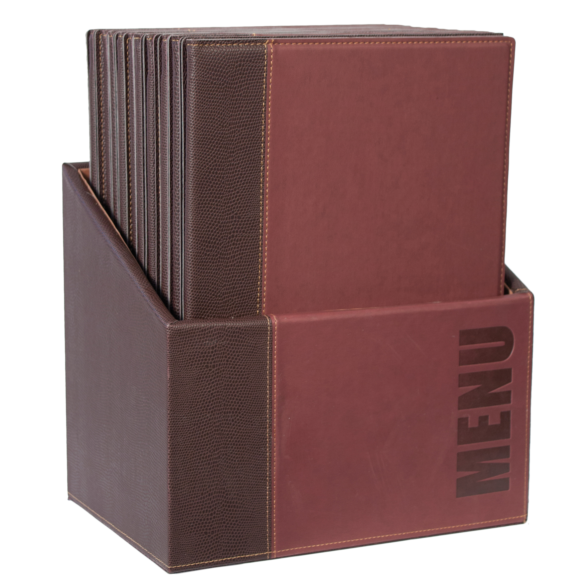 Menu Box Trendy - 20 portamenU' - bordeaux …