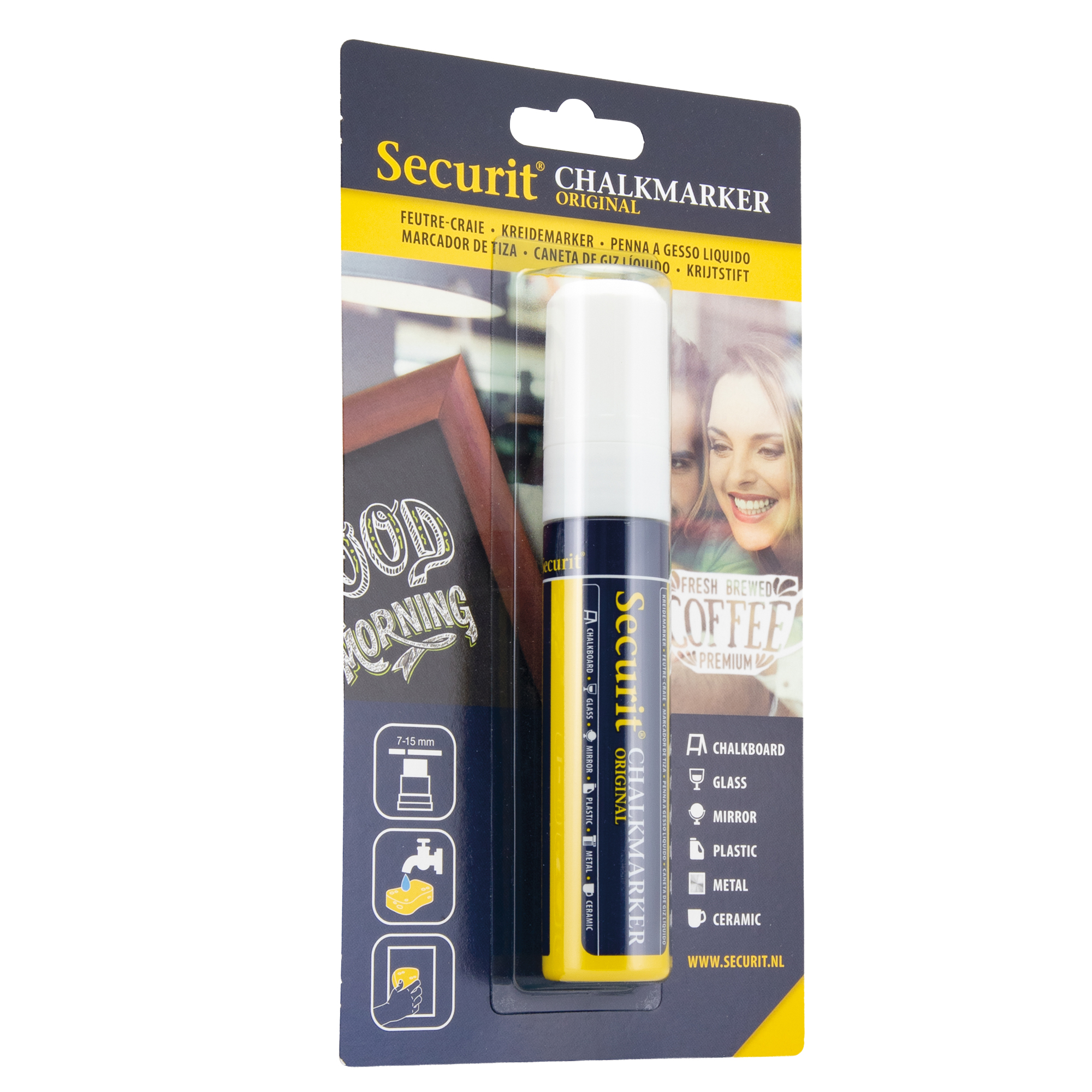 Marcatore a gesso liquido - punta maxi da …