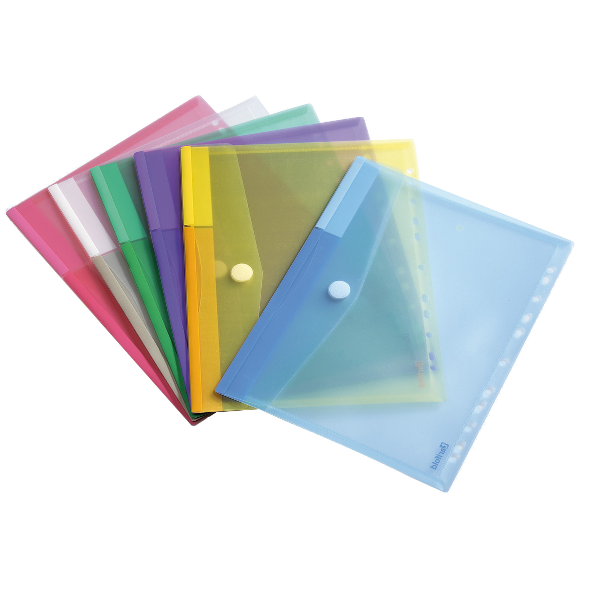 Buste forate con bottone in velcro - A4 …