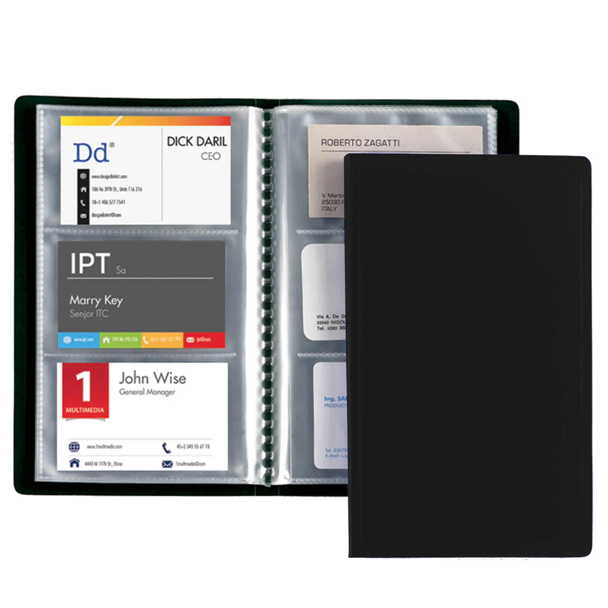 Porta biglietti da visita - 20 buste con …