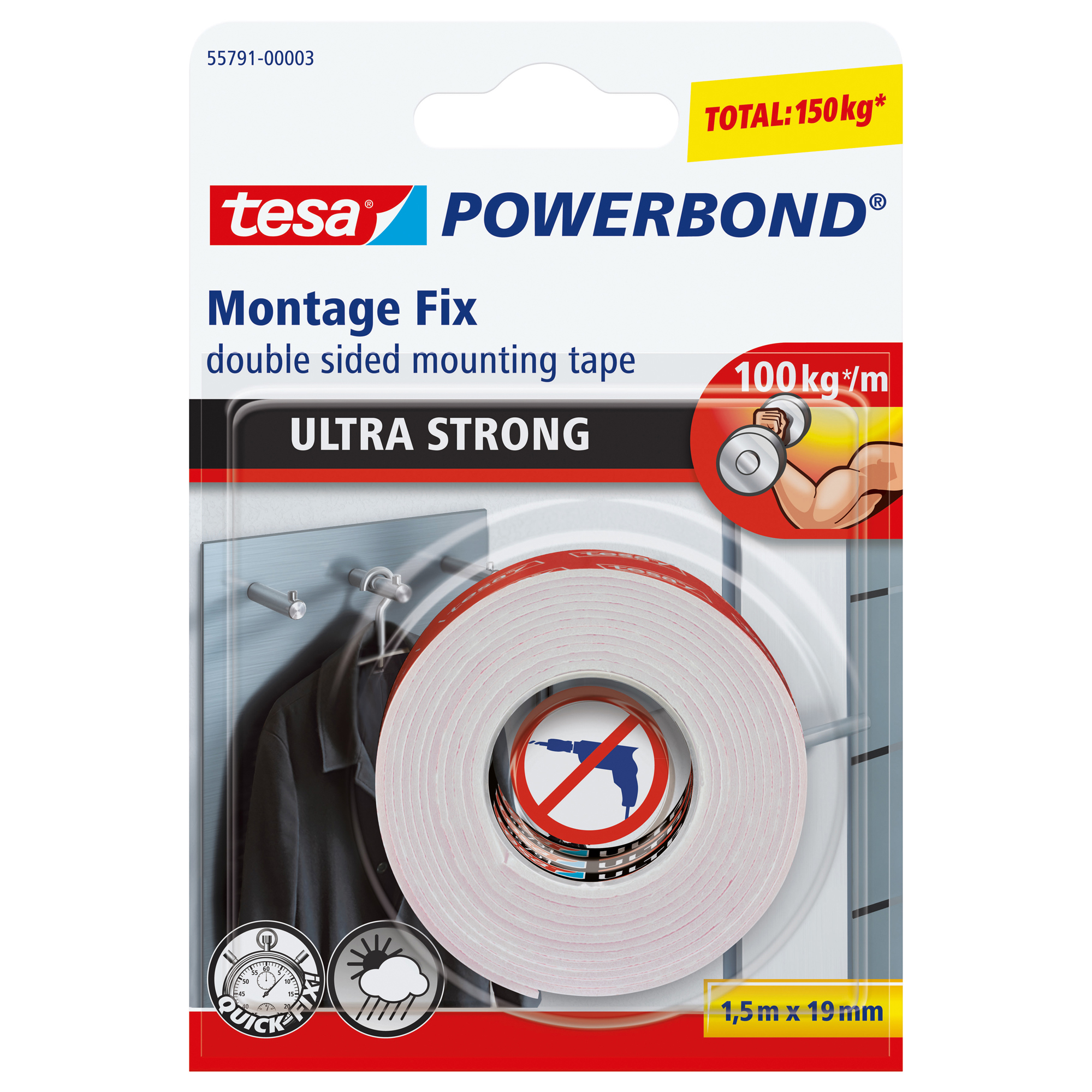 Nastro biadesivo Powerbond Ultra Strong - 19 mm …