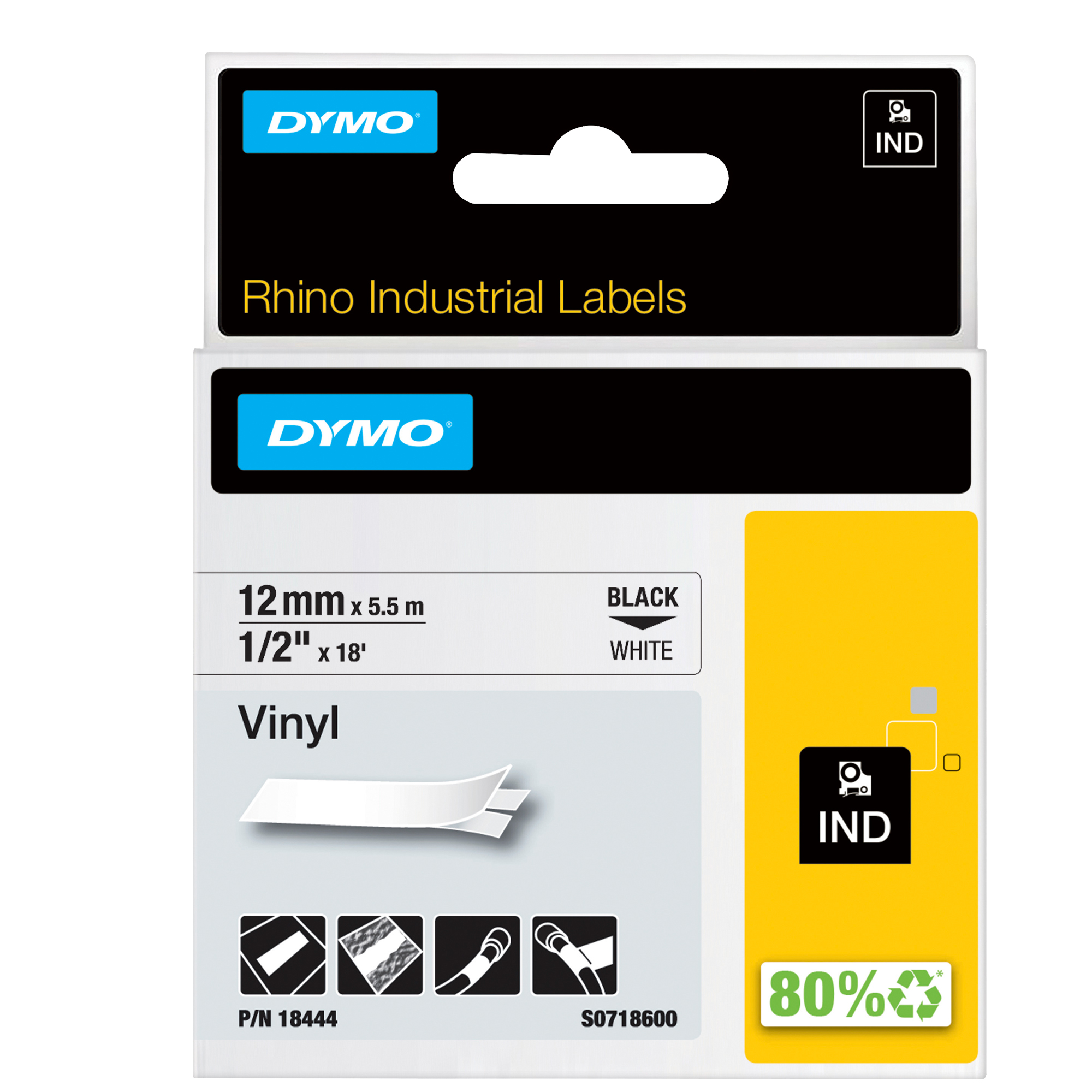 Nastro Rhino 18444 - 12 mm x 5,5 …