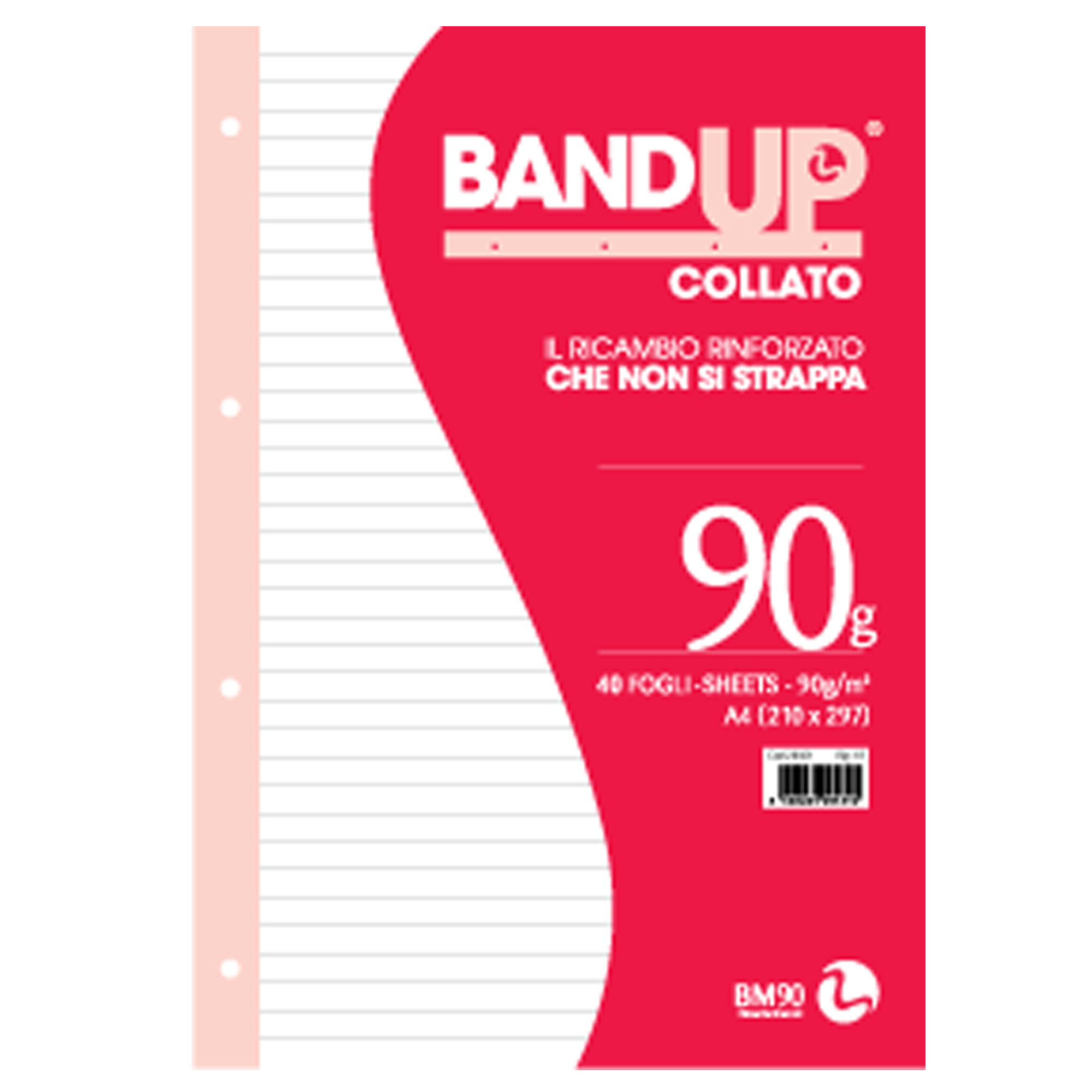 Blocco collato BandUp - A4 - 1 rigo …