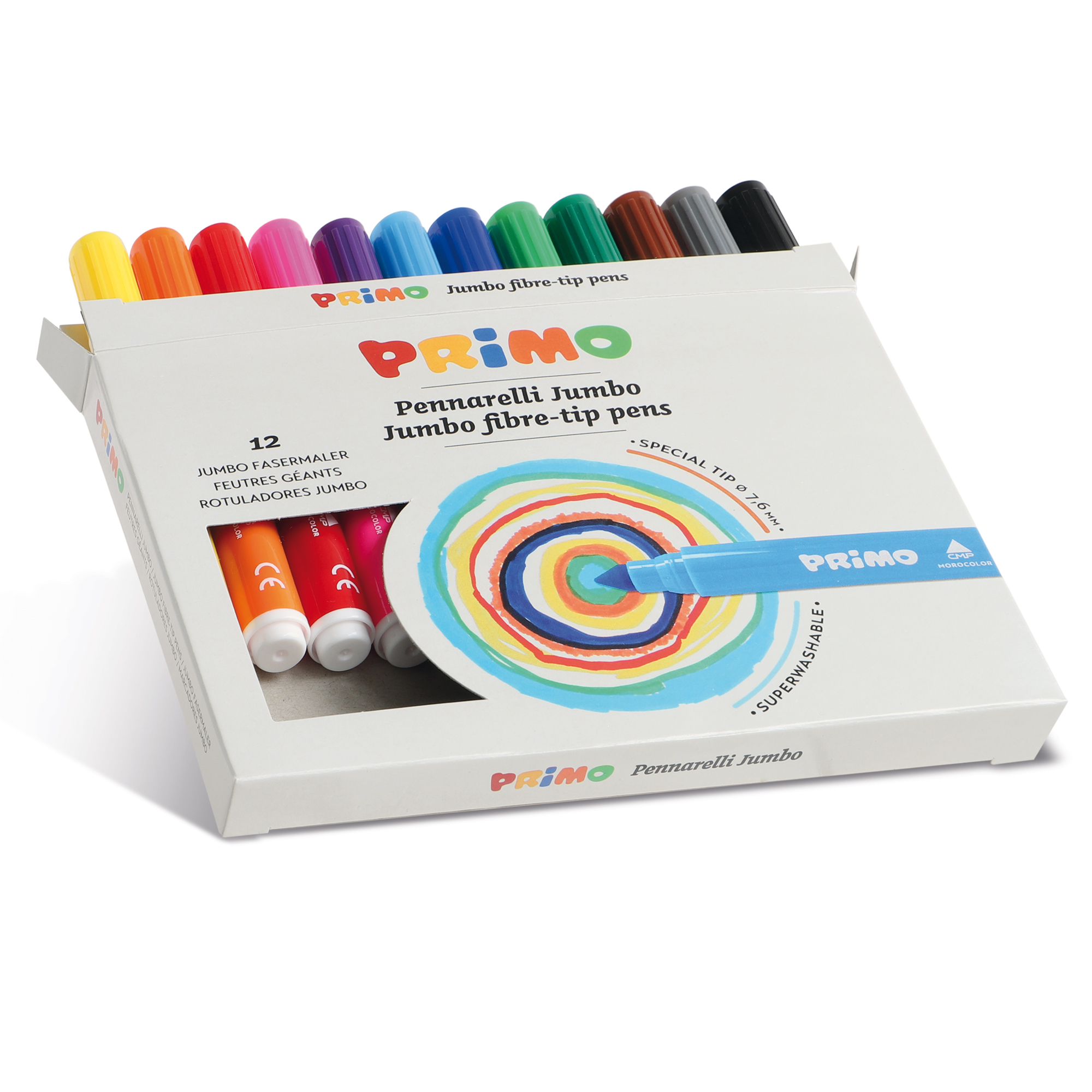 Pennarelli Jumbo - punta ø7,6mm - colori assortiti …