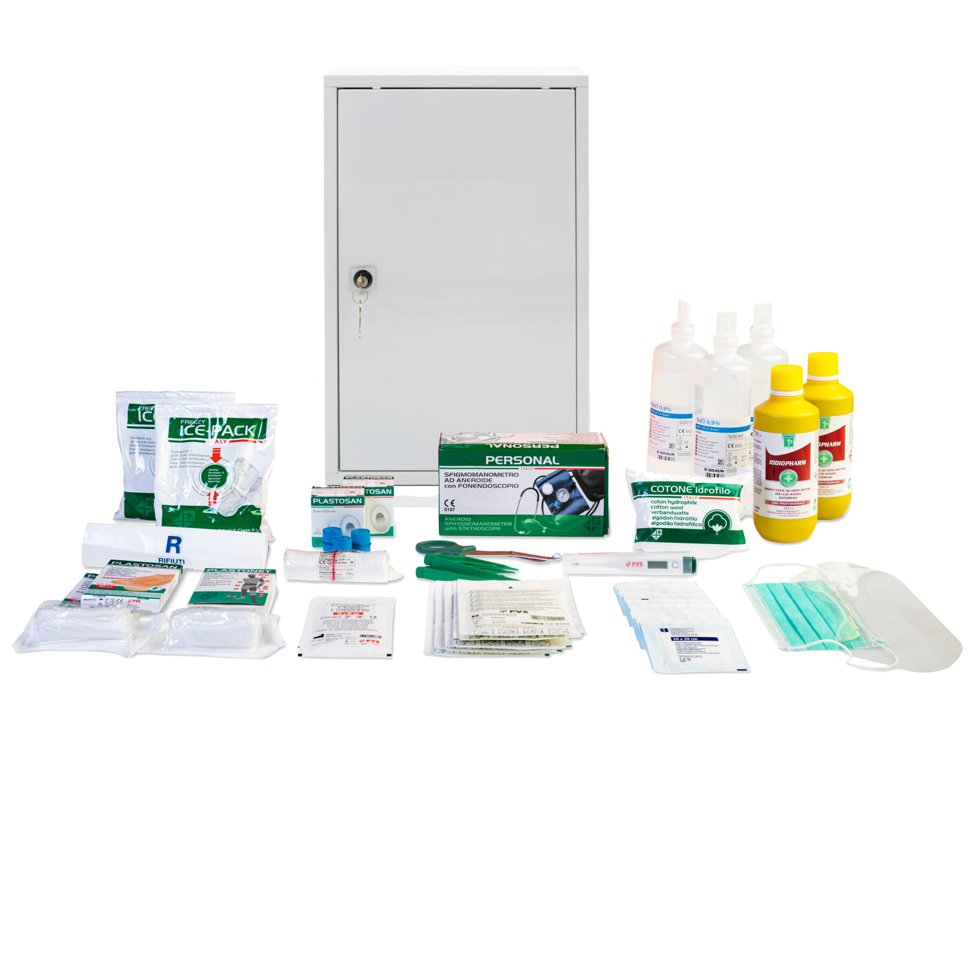 KIT PRONTO SOCCORSO ALL. 1 - armadietto metallo