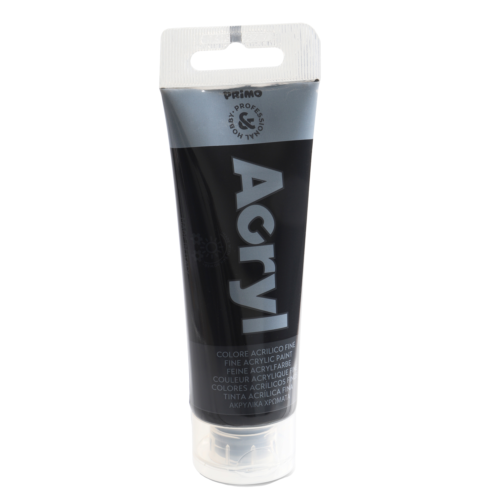 Primo TEMPERA TUBO ACRILICO COL.NERO75ML