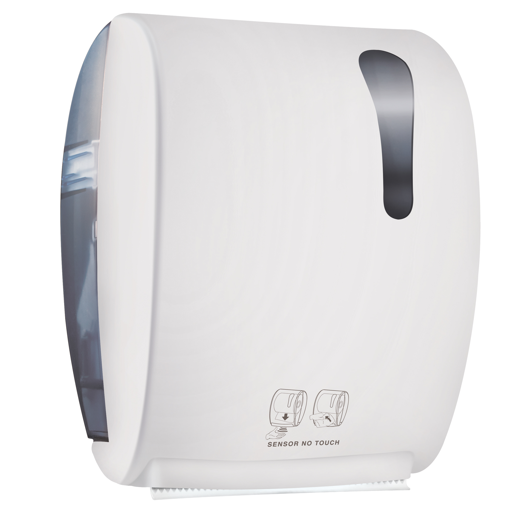 Dispenser elettronico asciugamani Kompatto Advan 875 - 32 x 22,4 x 40,5 cm - bianco - Mar Plast