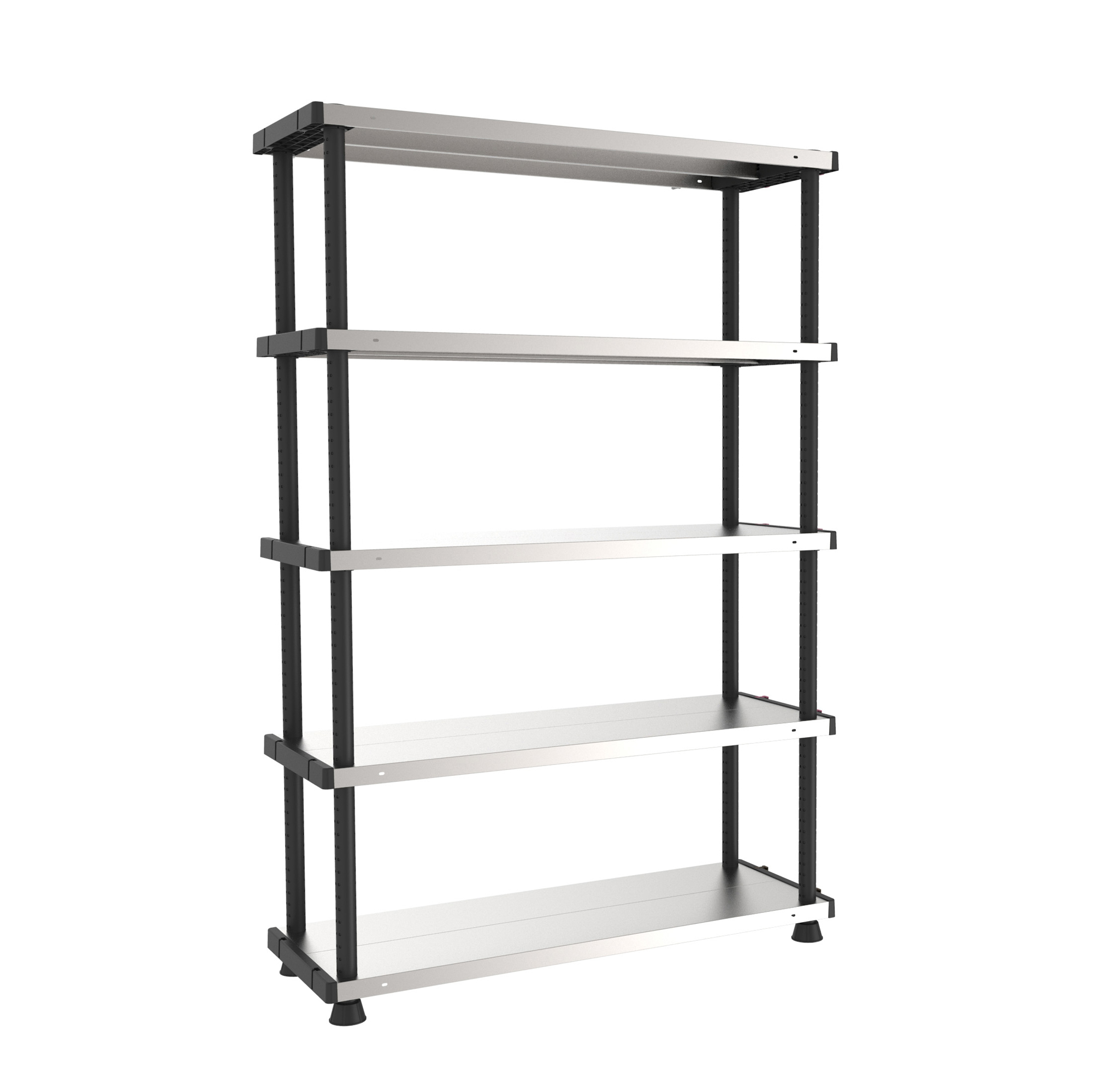 Scaffale - 5 ripiani - 119 x 45 …