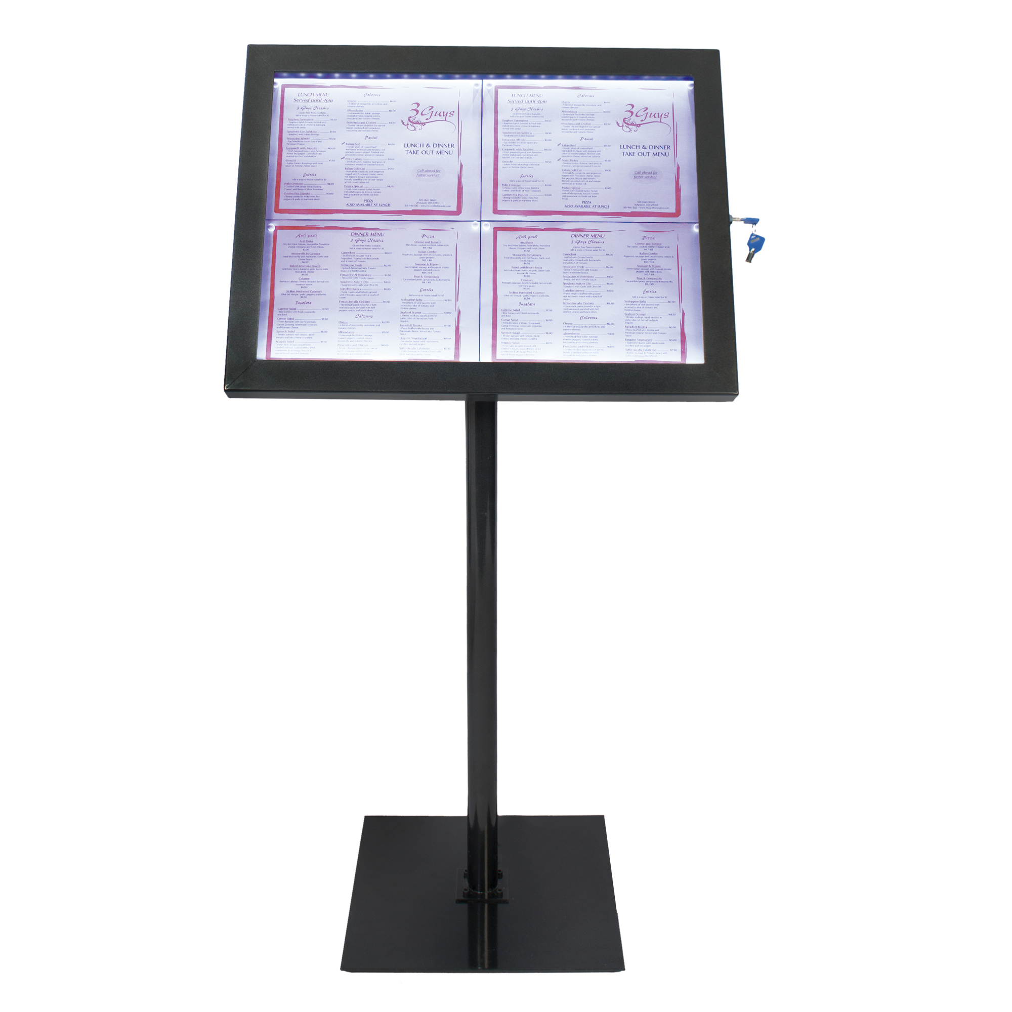 Espositore a LED per esterni/interni - display 4 …