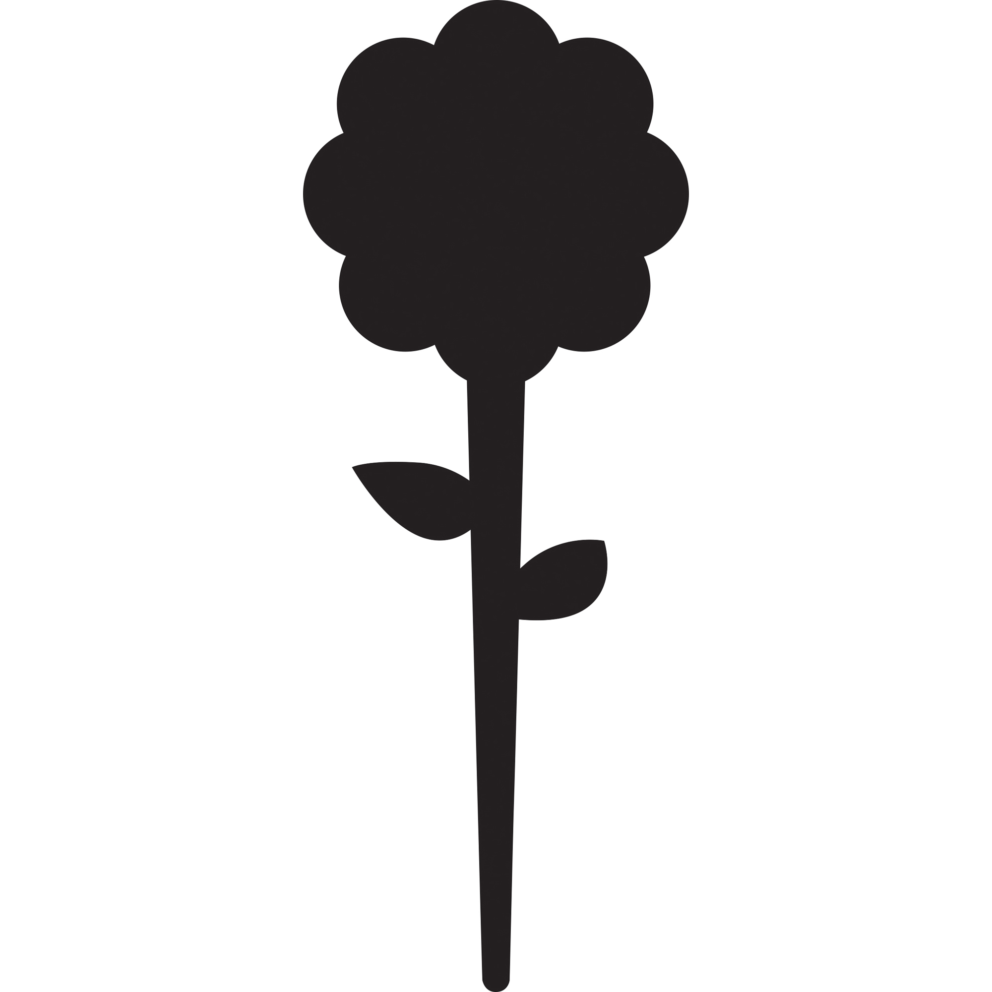 Silhouette Tags - formato fiore - 15 x …