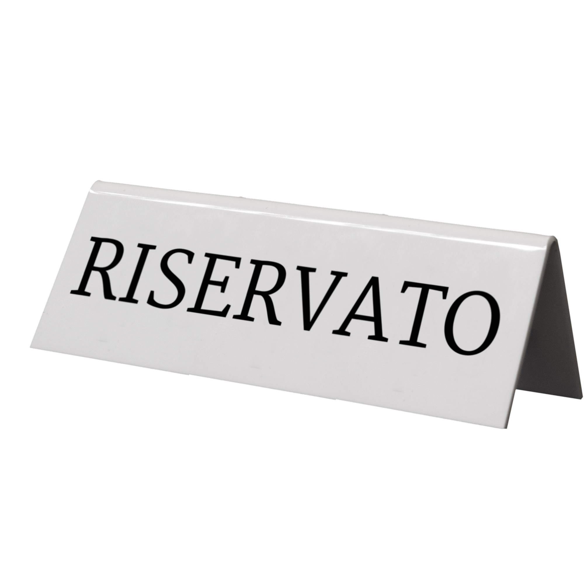 Targhetta RISERVATO per tavoli - Securit - set …