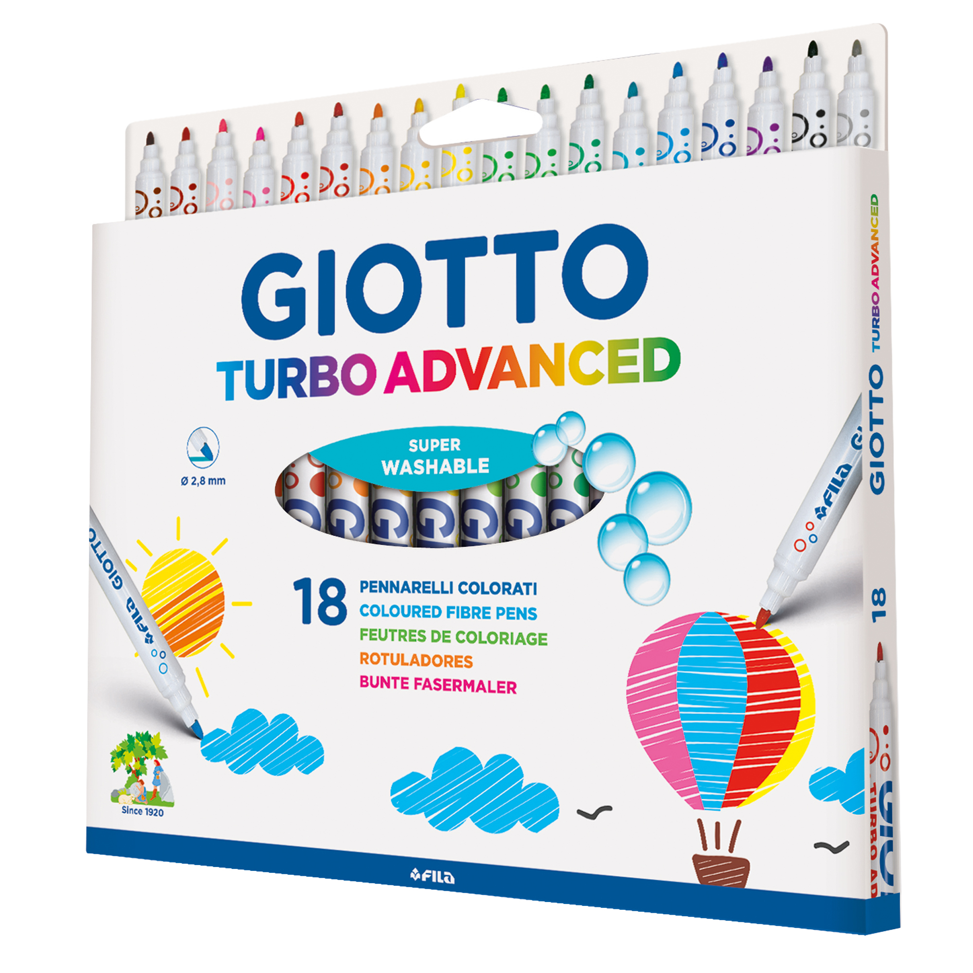 Pennarelli Turbo Advanced - punta 2,8mm - colori …