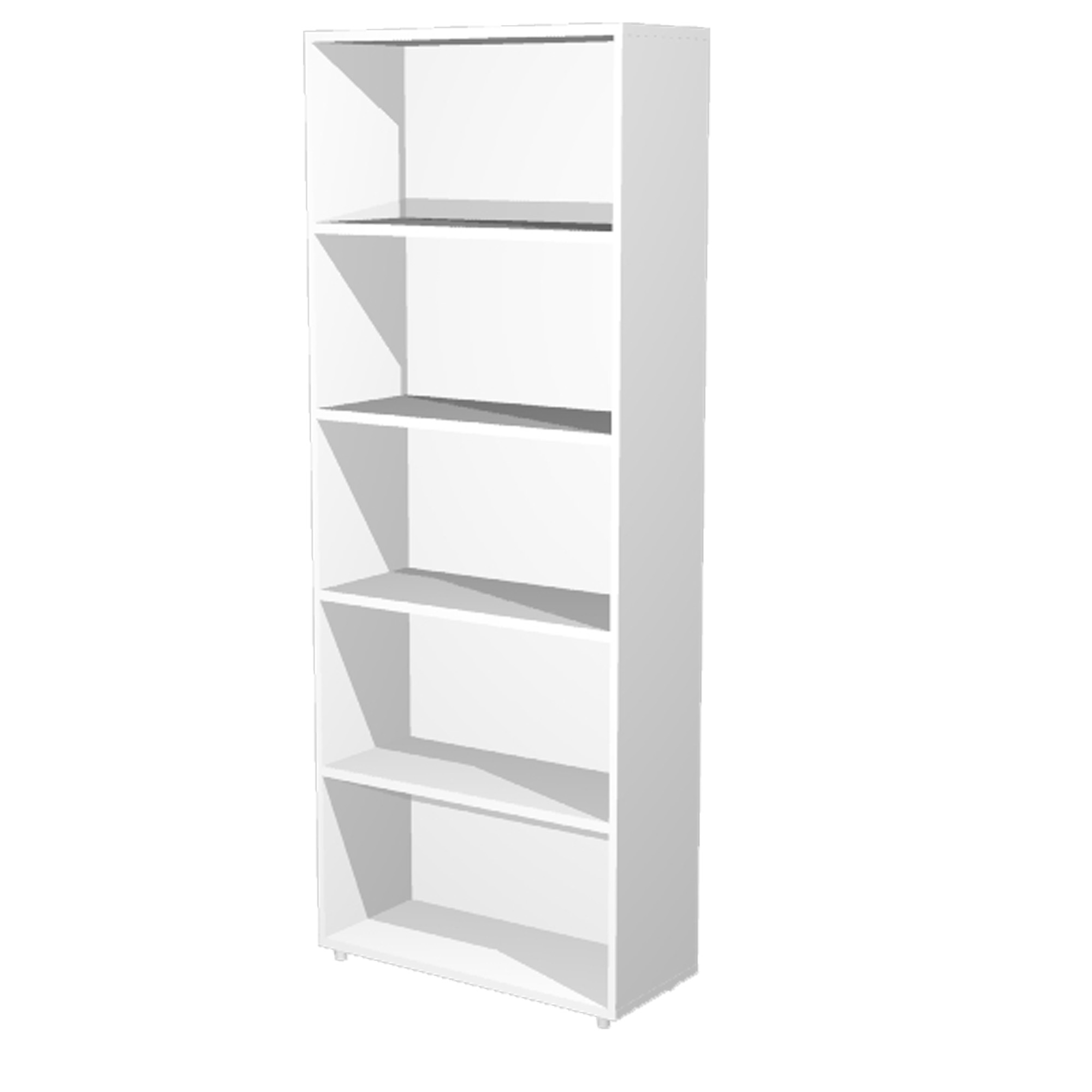 Libreria modulare alta - a giorno - 76 …