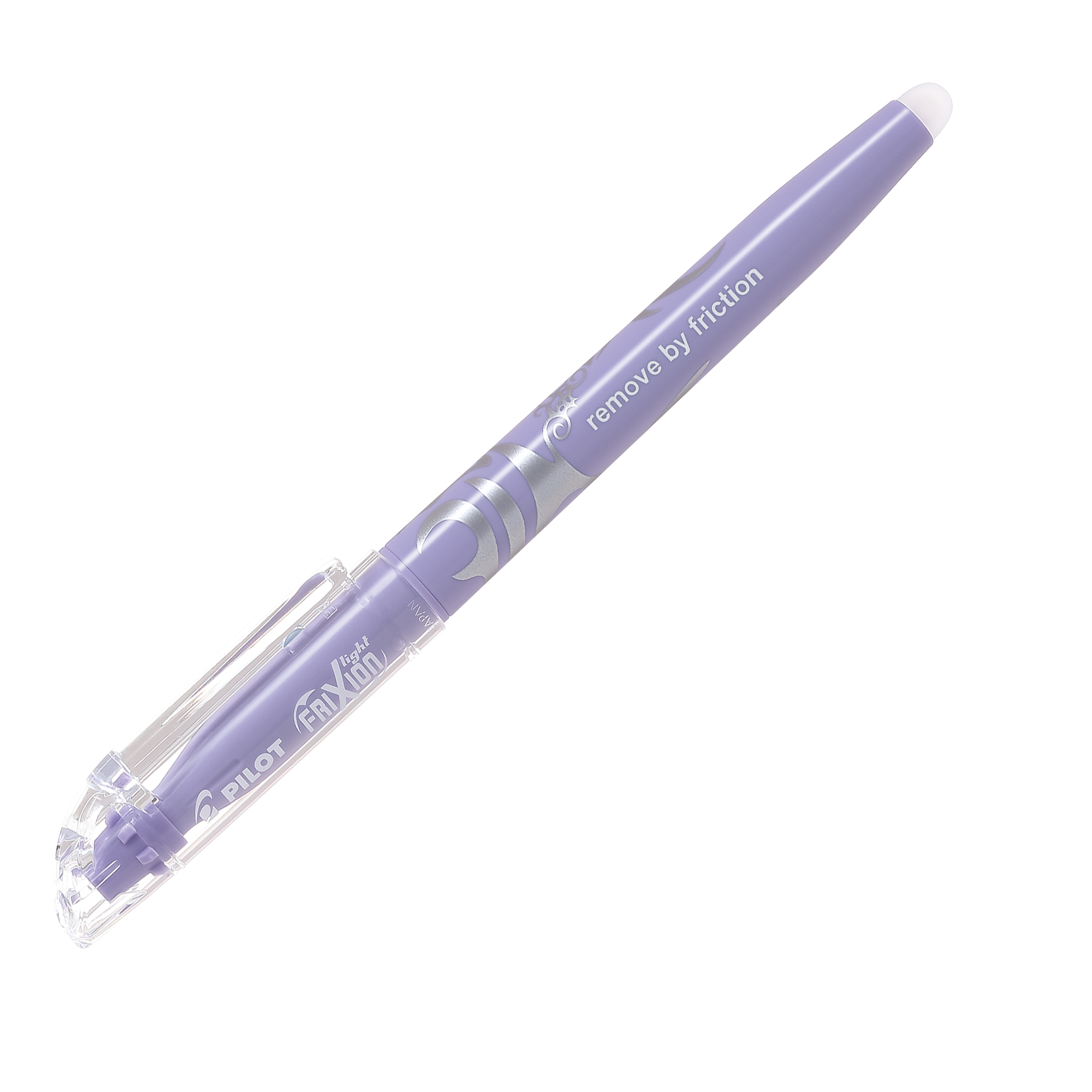Pilot FriXion Light Soft - Evidenziatore - non permanente - porpora chiaro - inchiostro sensibile al calore - 3.3-4 mm - medio - con gomma