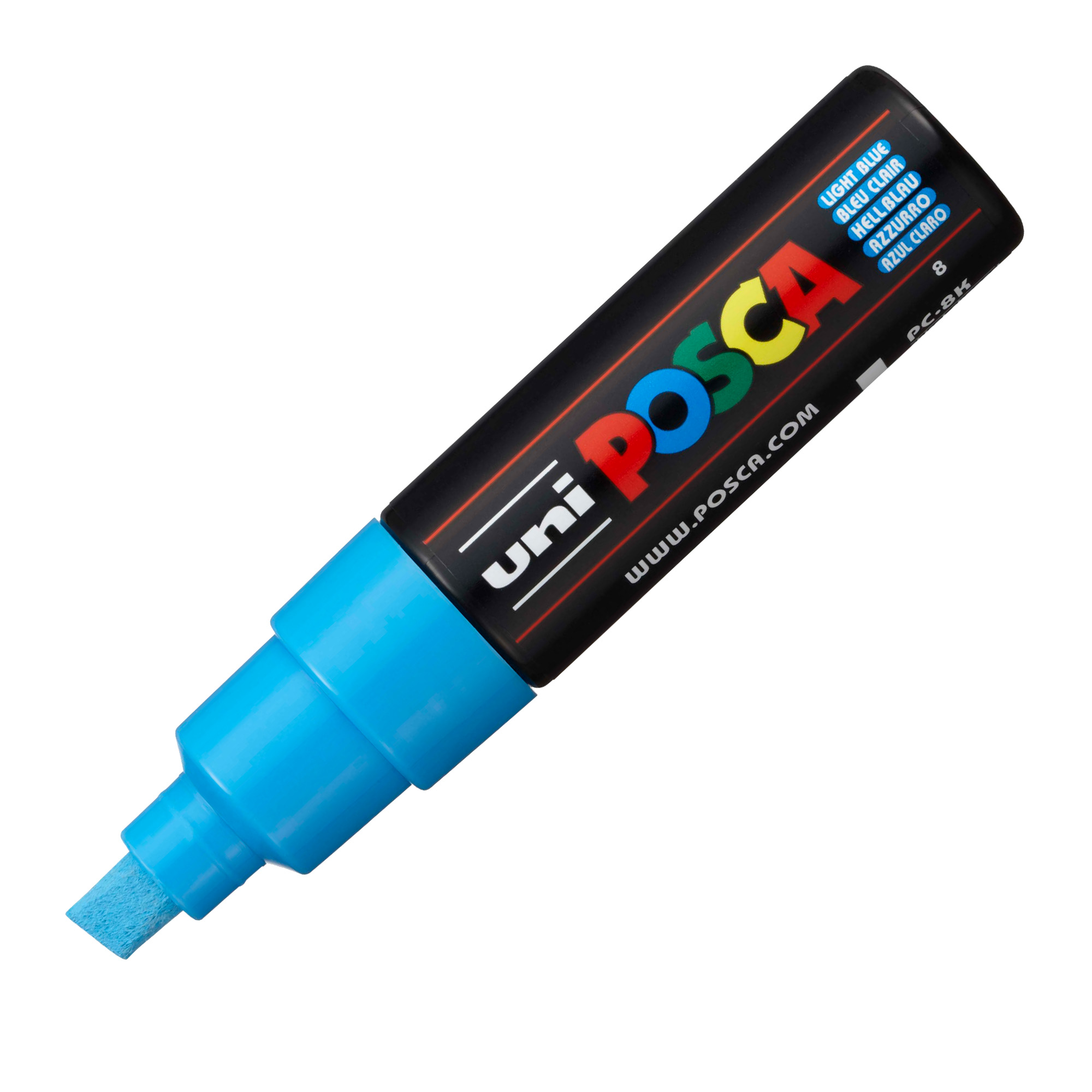 Marcatore Uni Posca PC8K - punta a scalpello …