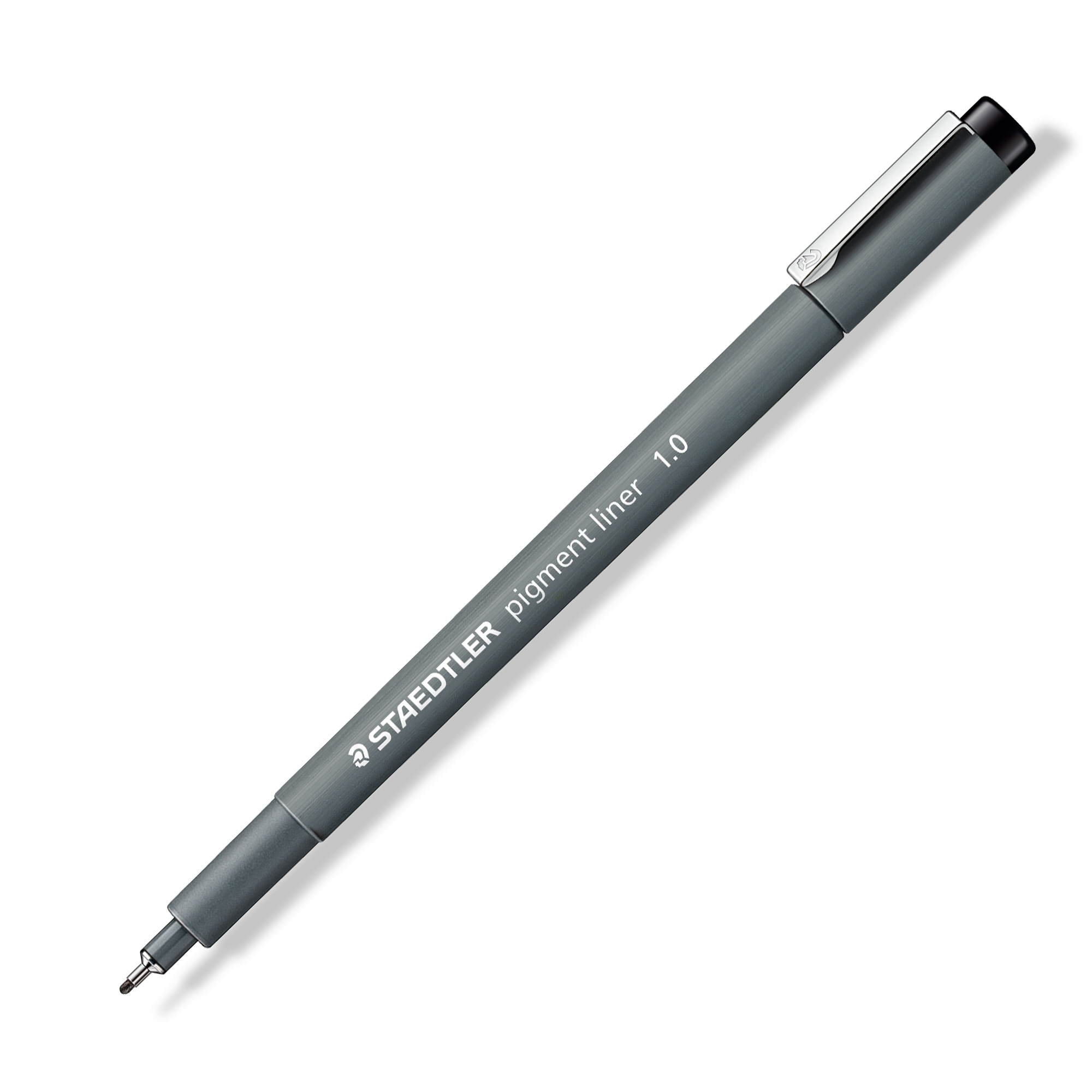 STAEDTLER pigment liner - Penna a punta sottile - non permanente - nero - inchiostro pigmentato - 1 mm