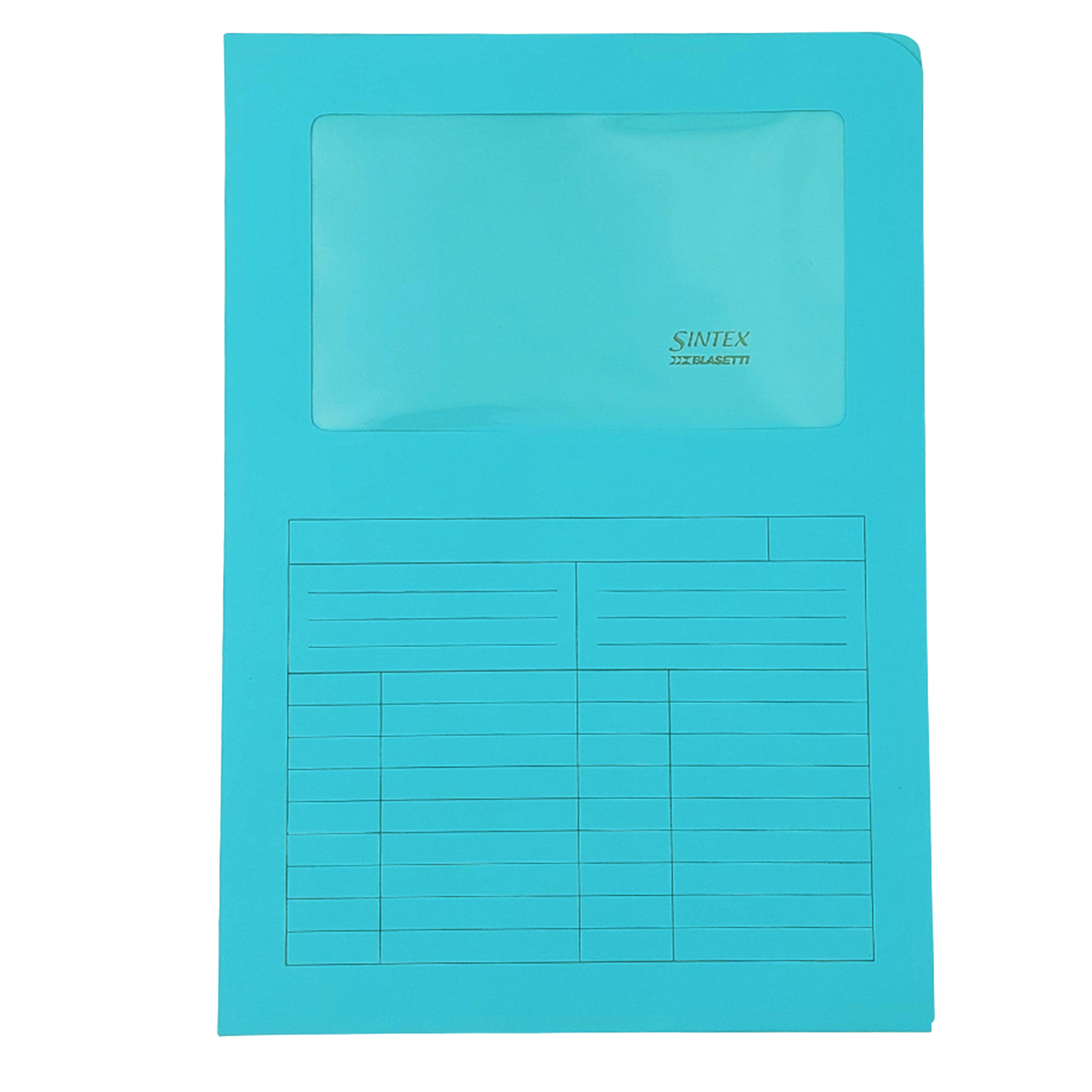Cartellina a L con finestra Sintex - 120 …