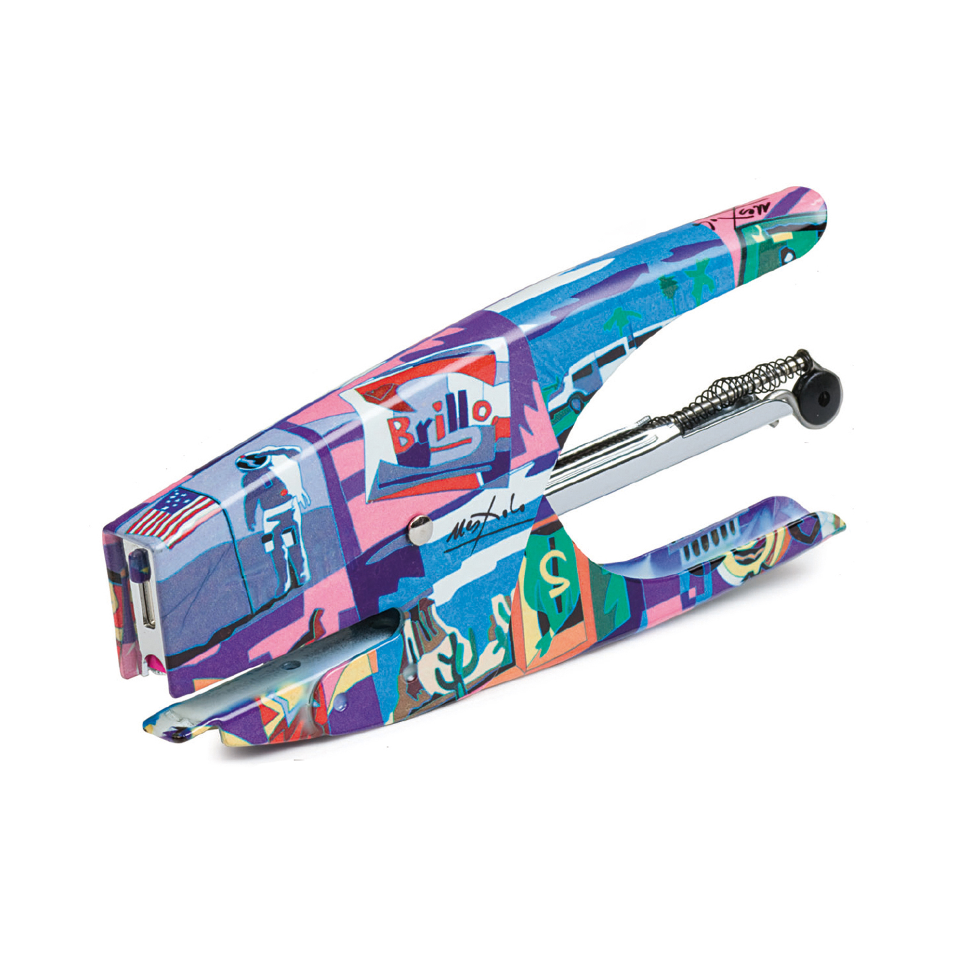 Iternet Pop Office Collection Pop Art - Cucitrice - 15 fogli - 64/48 - acciaio cromato - american dream (pacchetto di 10)