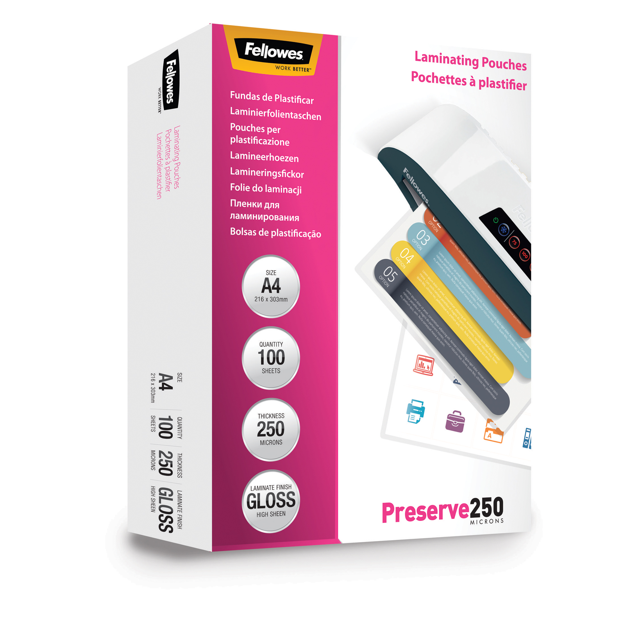 Pouches Preserve250 - A4 - 216x303 mm - …