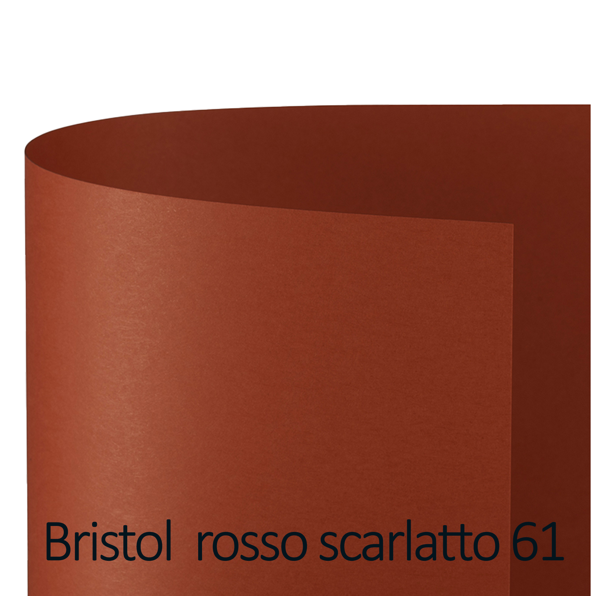 Favini Bristol Color 200 Sigillo T2 - Cartoncino - 500 x 700 mm - 25 fogli - scarlatto - 200 g/m² - cartone