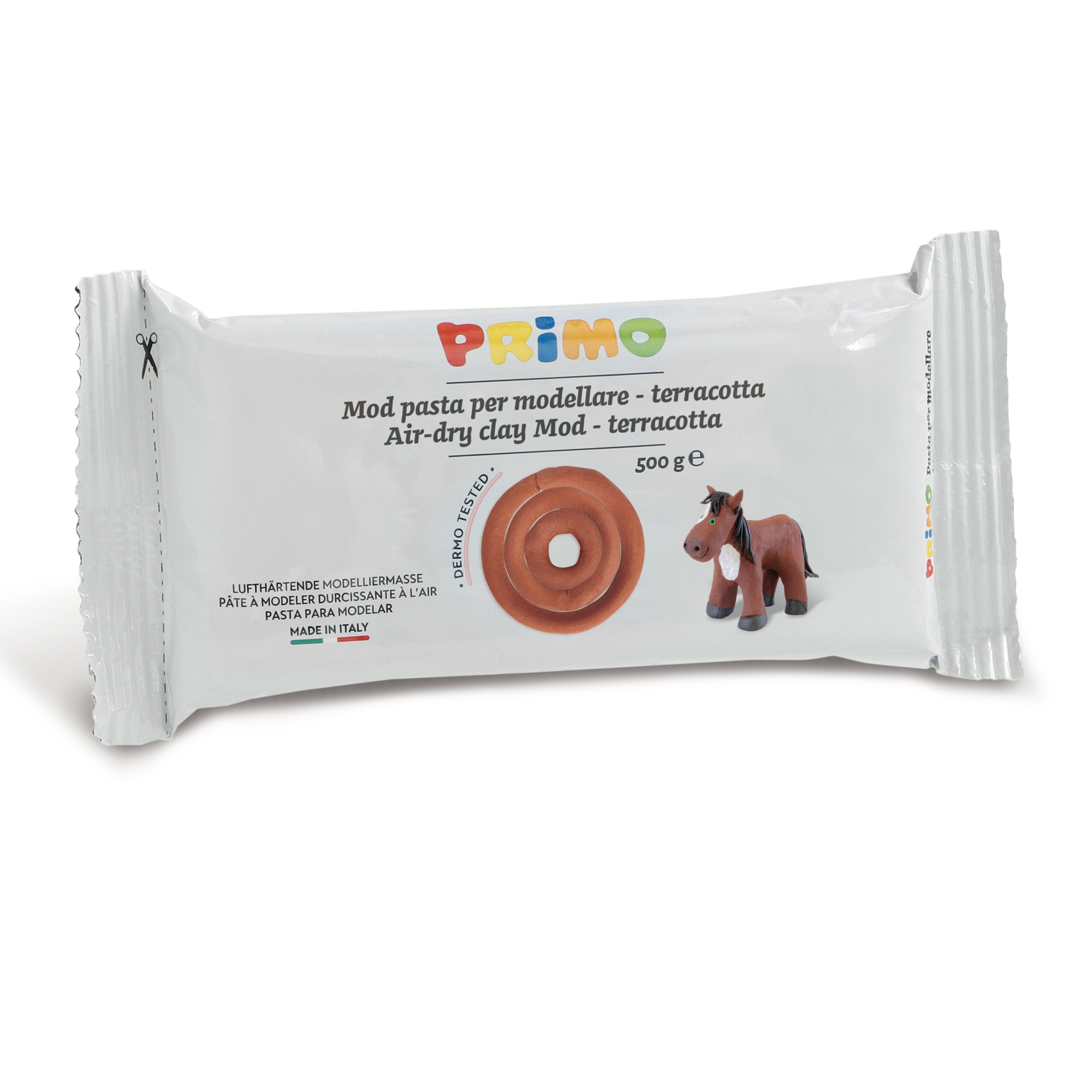 Pasta da modellare - 500gr - terracotta - …
