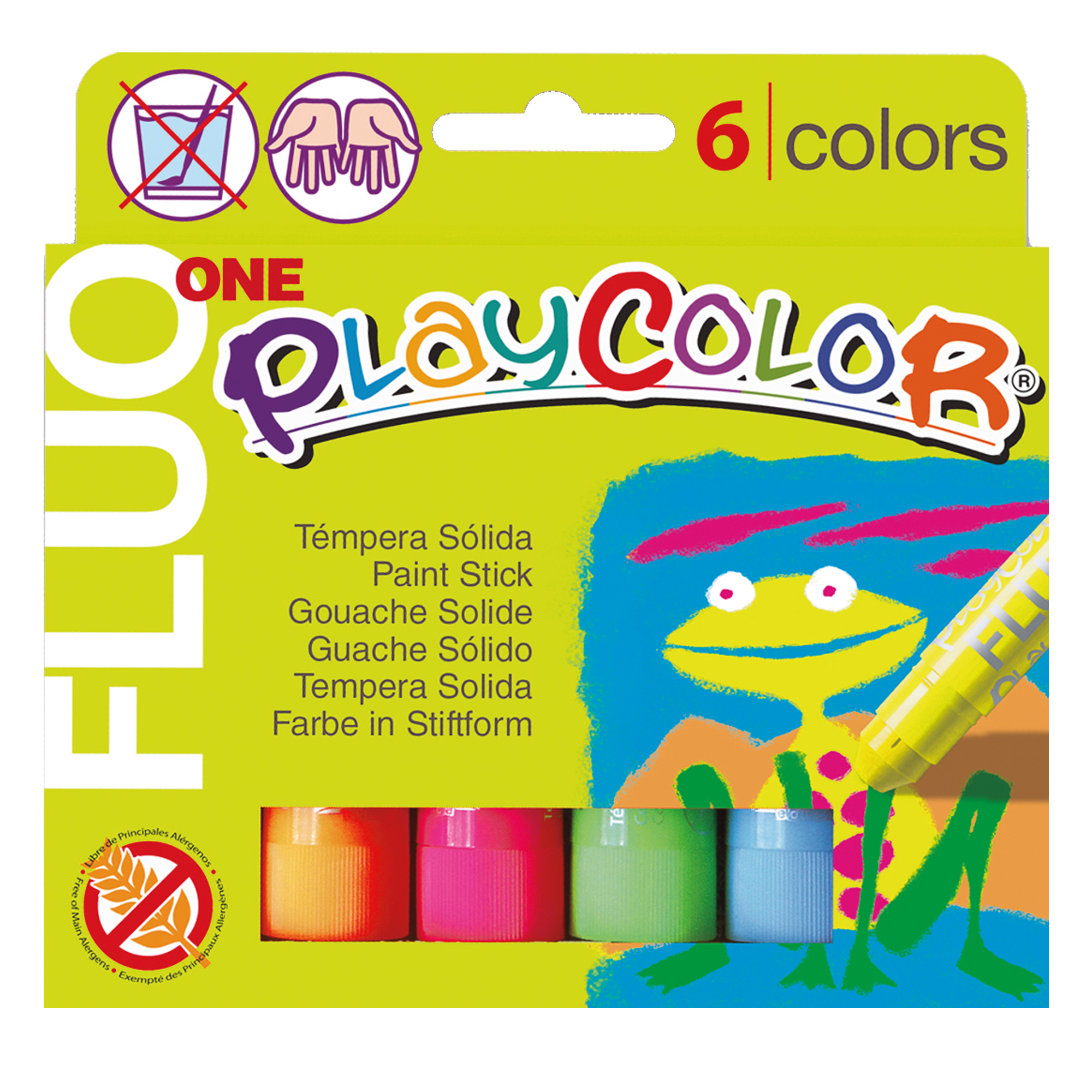 Tempera solida in stick Playcolor - 10 gr …