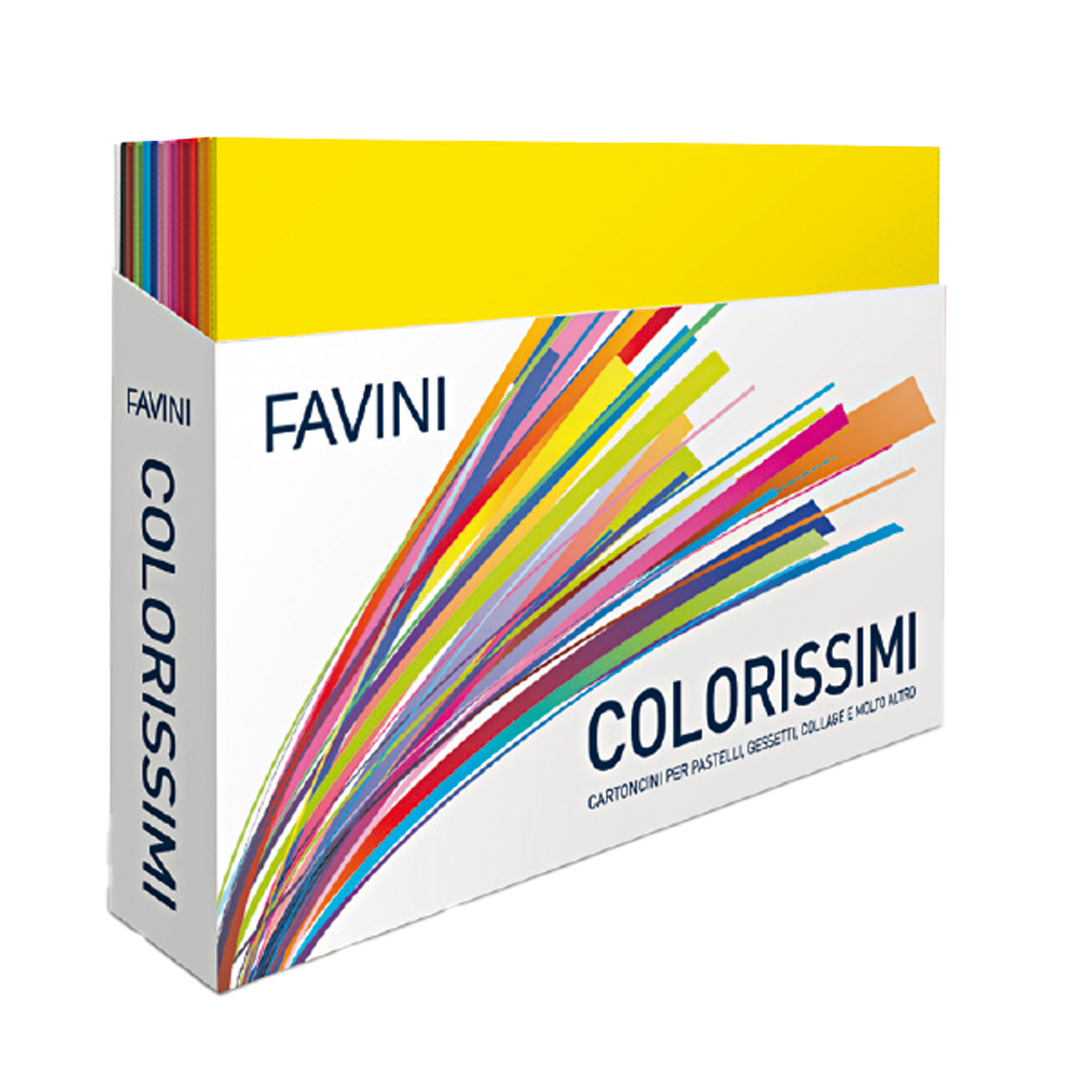 Favini Colorissimi Bristol T2 - Cartoncino - 500 x 700 mm - 240 fogli - assortiti - 200 g/m²