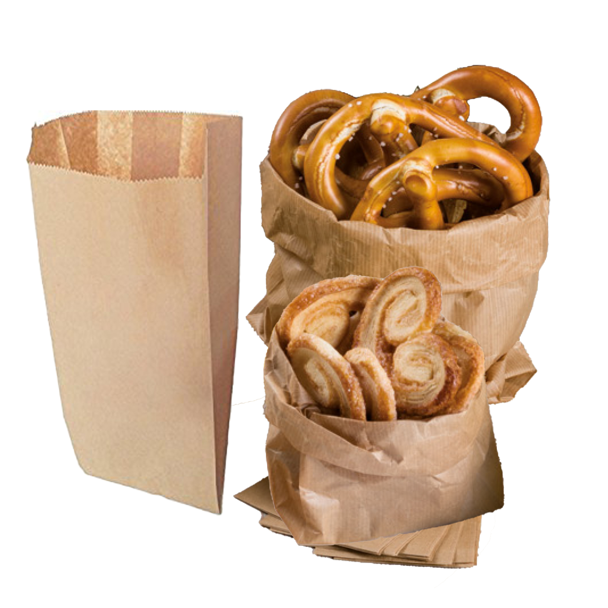 Sacchetti - carta kraft - 22x40 cm - …