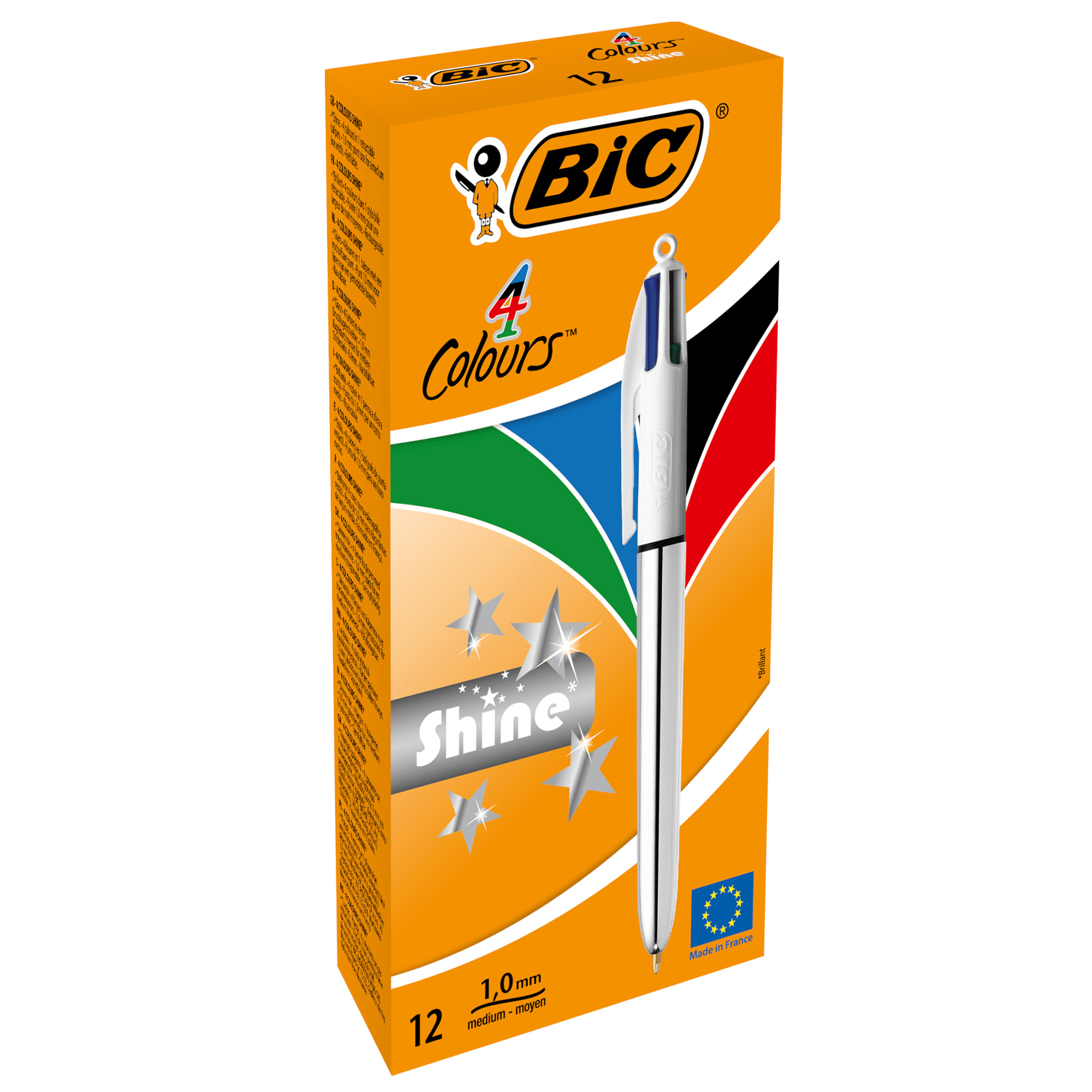 Penna sfera scatto multifunzione 4 Colors Shine - …