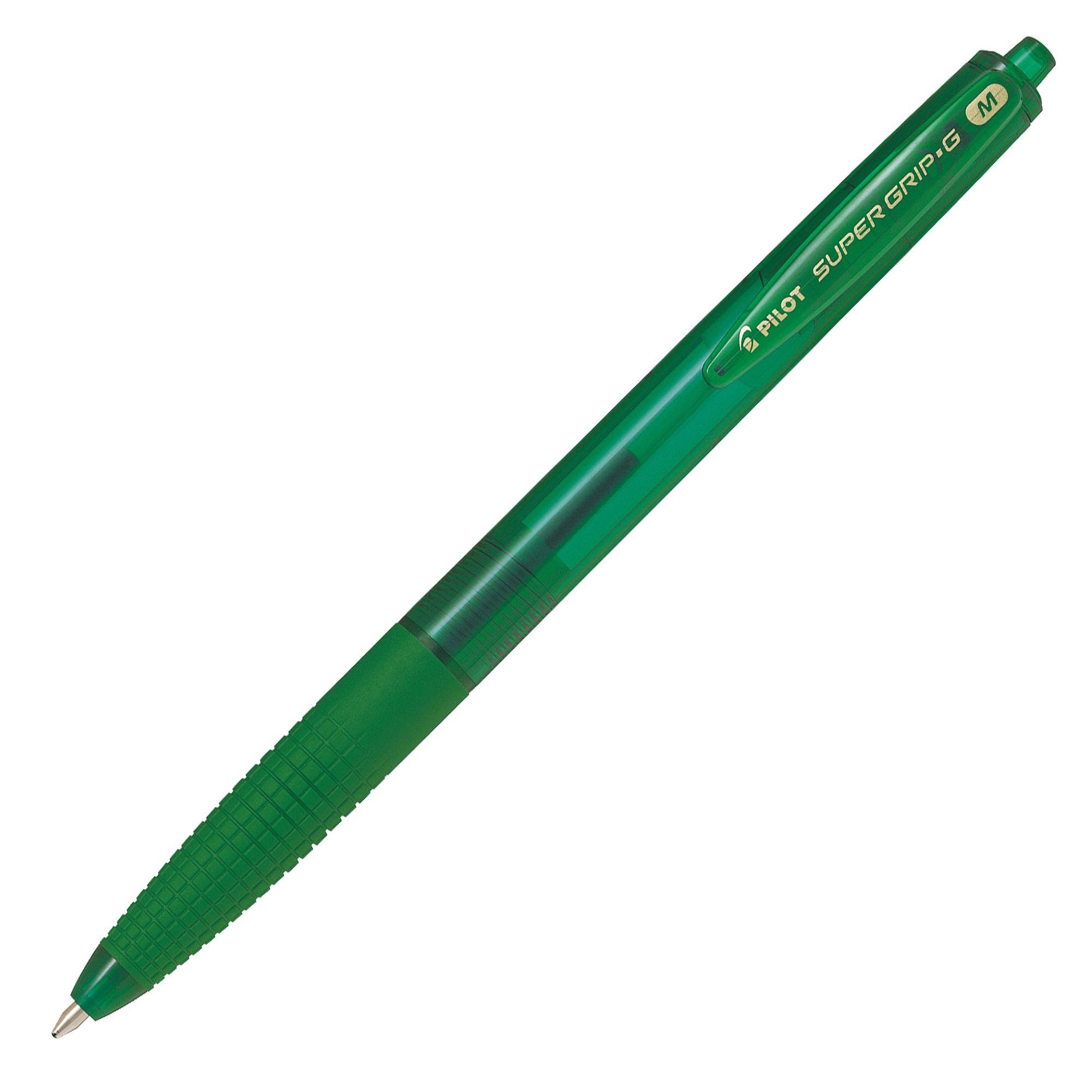Pilot Super Grip-G - Penna a sfera - verde - inchiostro a base olio - 1 mm - medio - retrattile