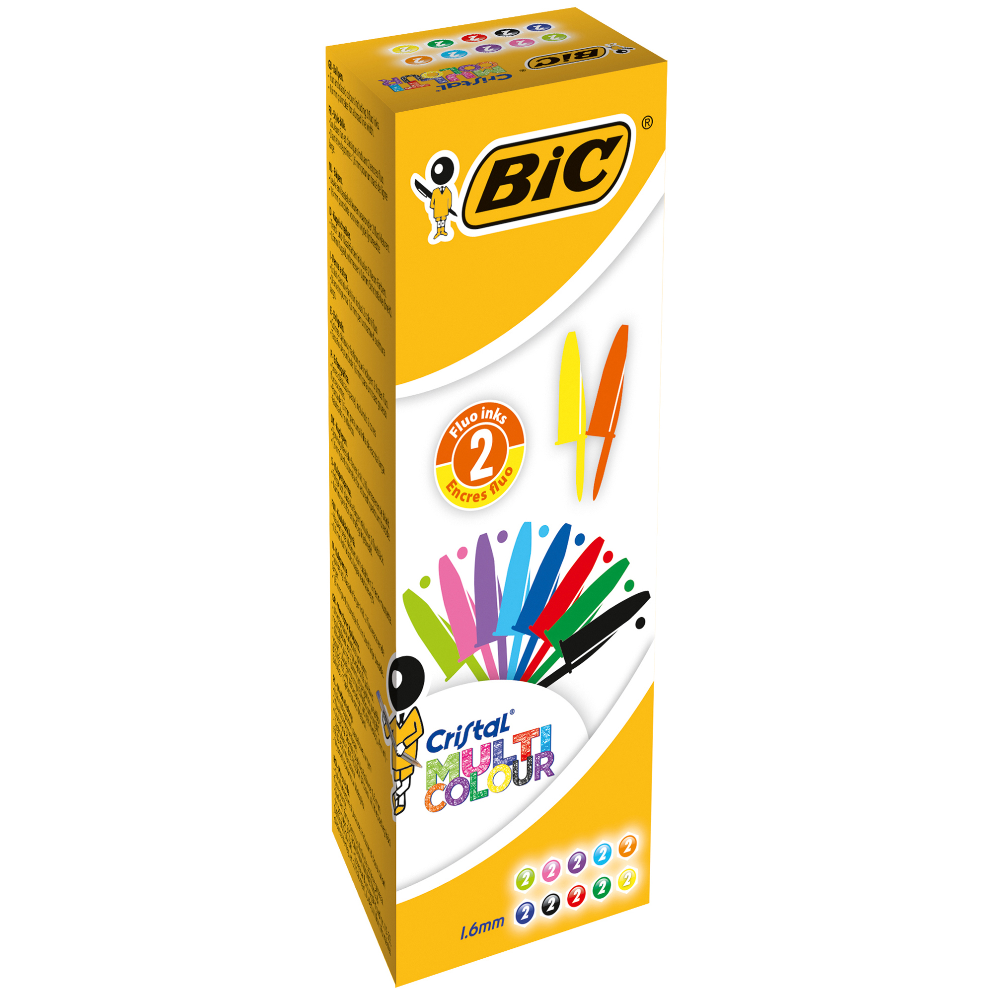 Penna a sfera Cristal Multicolor - punta 1,6mm …