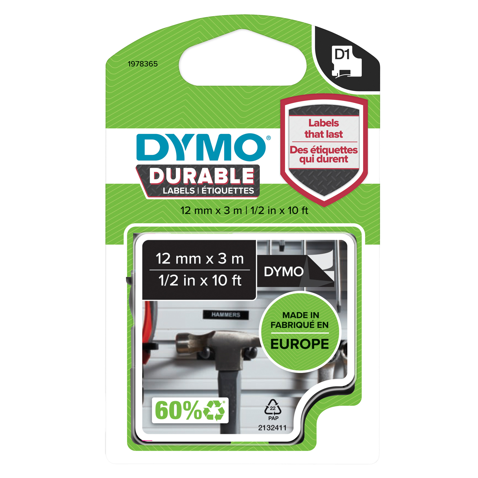 PARTI DI RICAMBIO DYMO D1 DURABLE - WHITE …