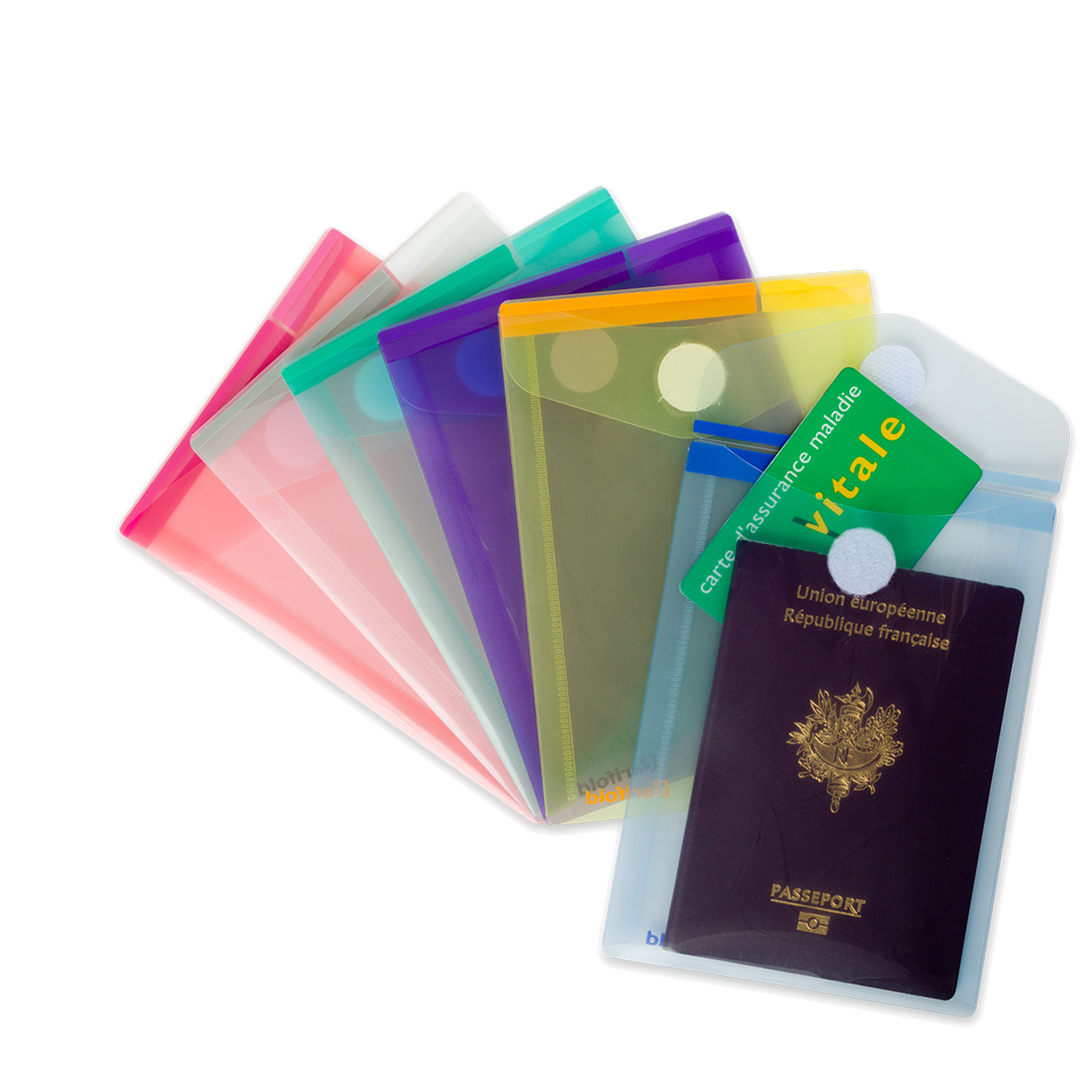 Buste con velcro - formato verticale - 11,4 …