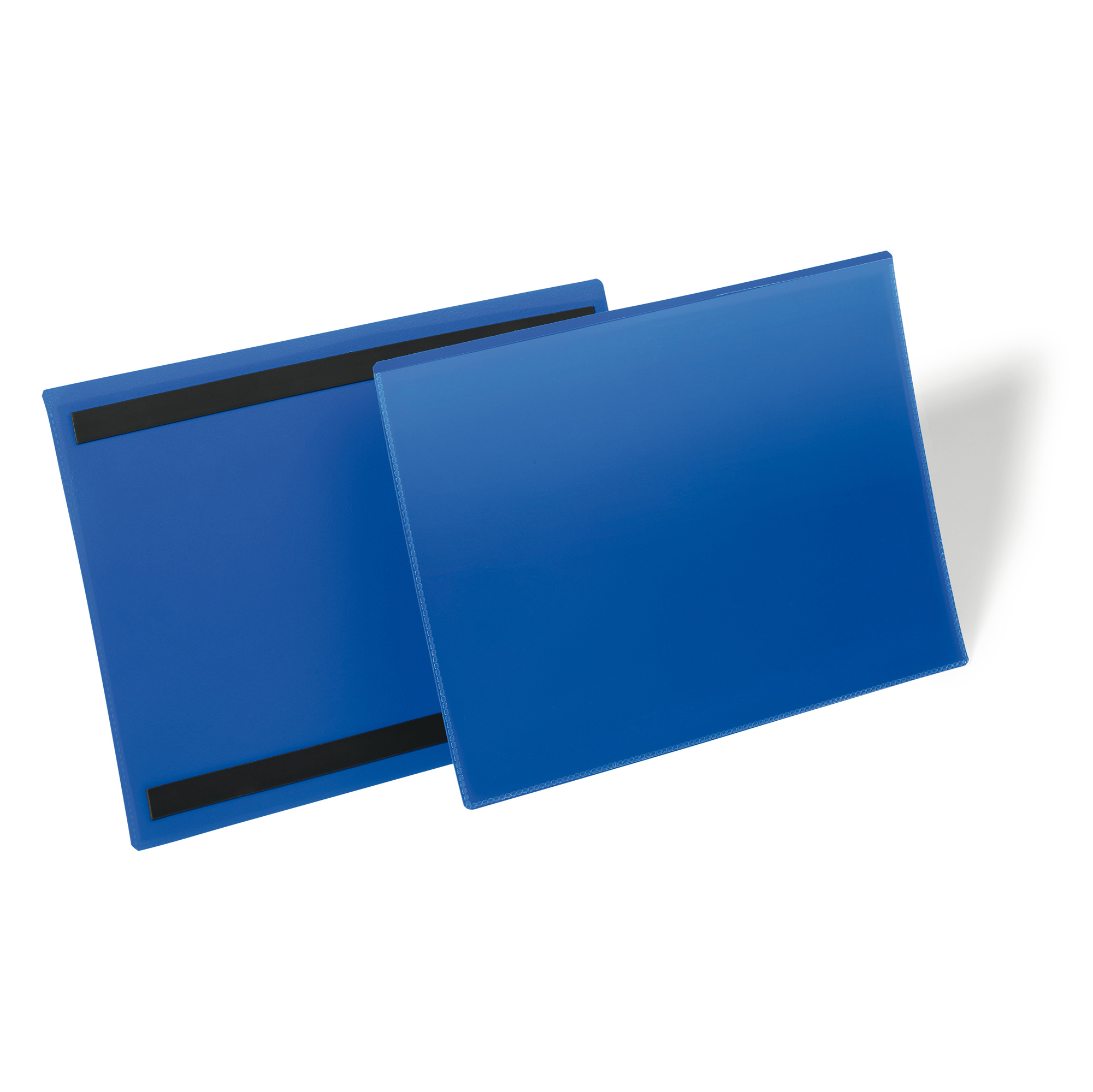 Buste identificative magnetiche - A4 orizzontale - blu …