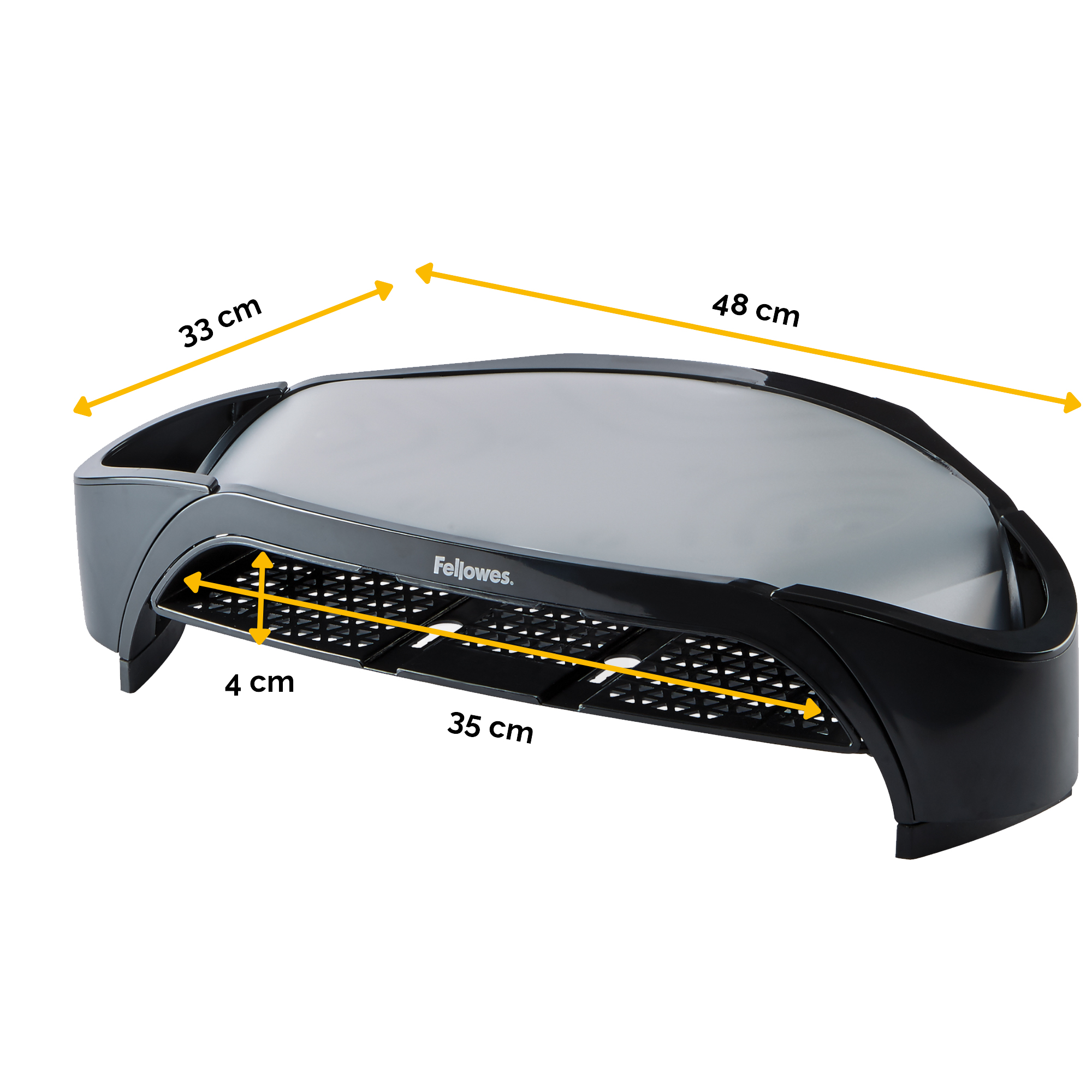 Supporto monitor plus - vaschetta e scomparti - …
