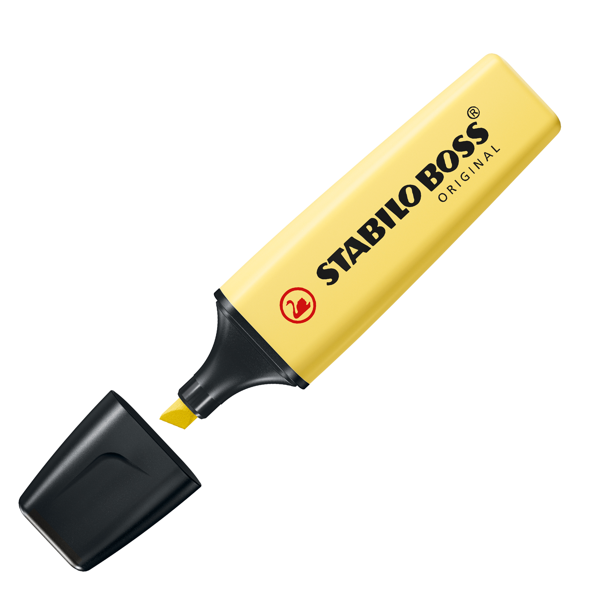 STABILO BOSS ORIGINAL Pastel - Evidenziatore - giallo lattiginoso - inchiostro base acqua - 2-5 mm