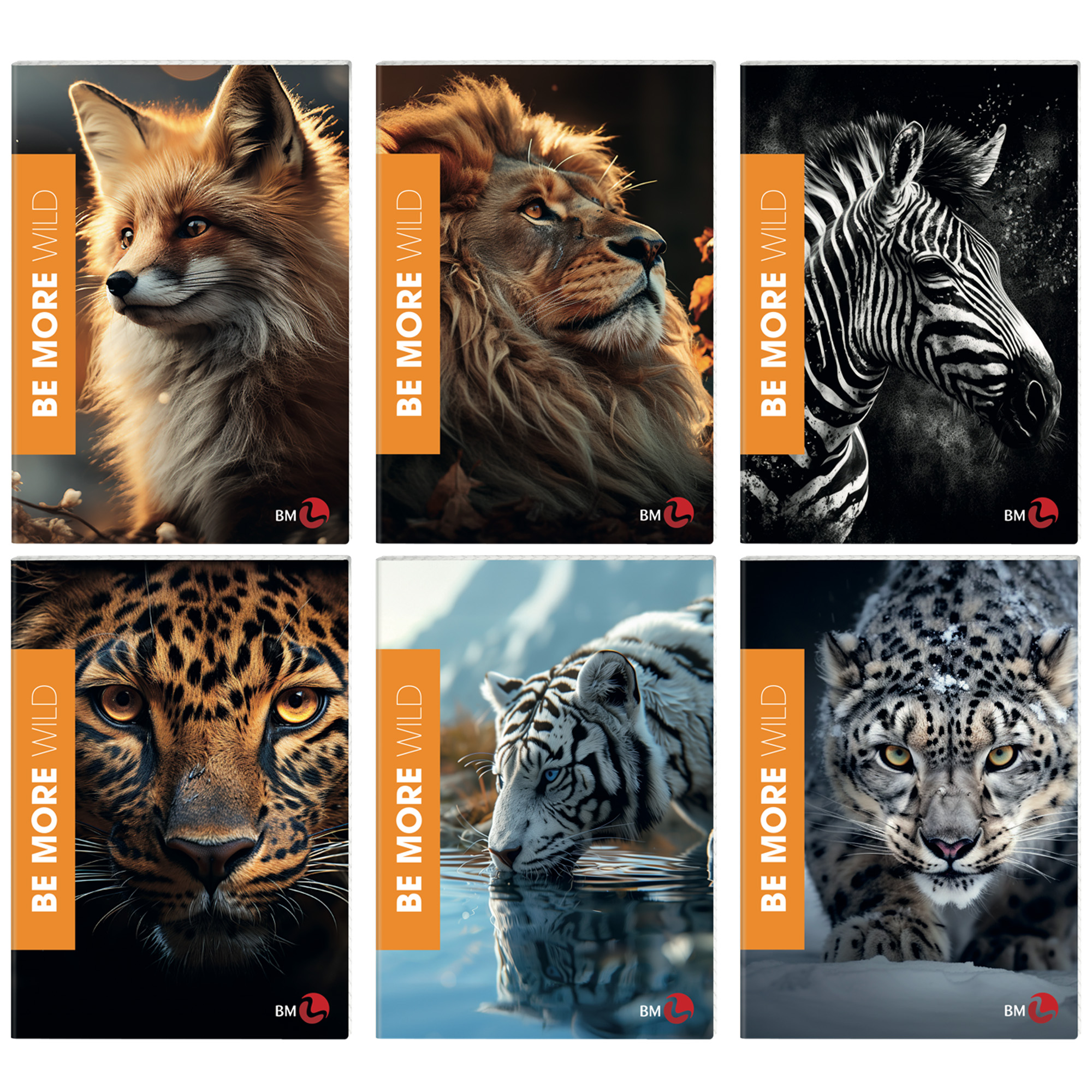 Maxiquaderno Be More Wild - A4 - rigo …