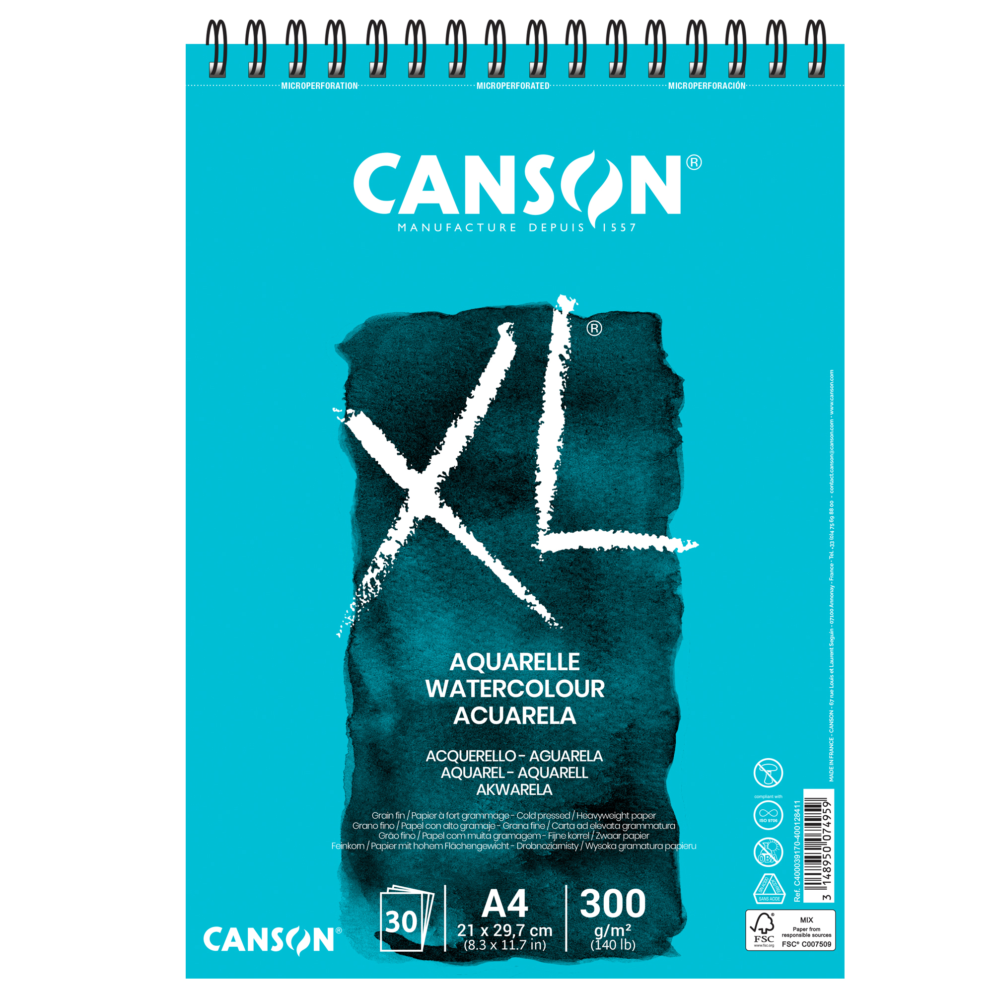 Album XL Aquarelle - A4 - 300 gr …