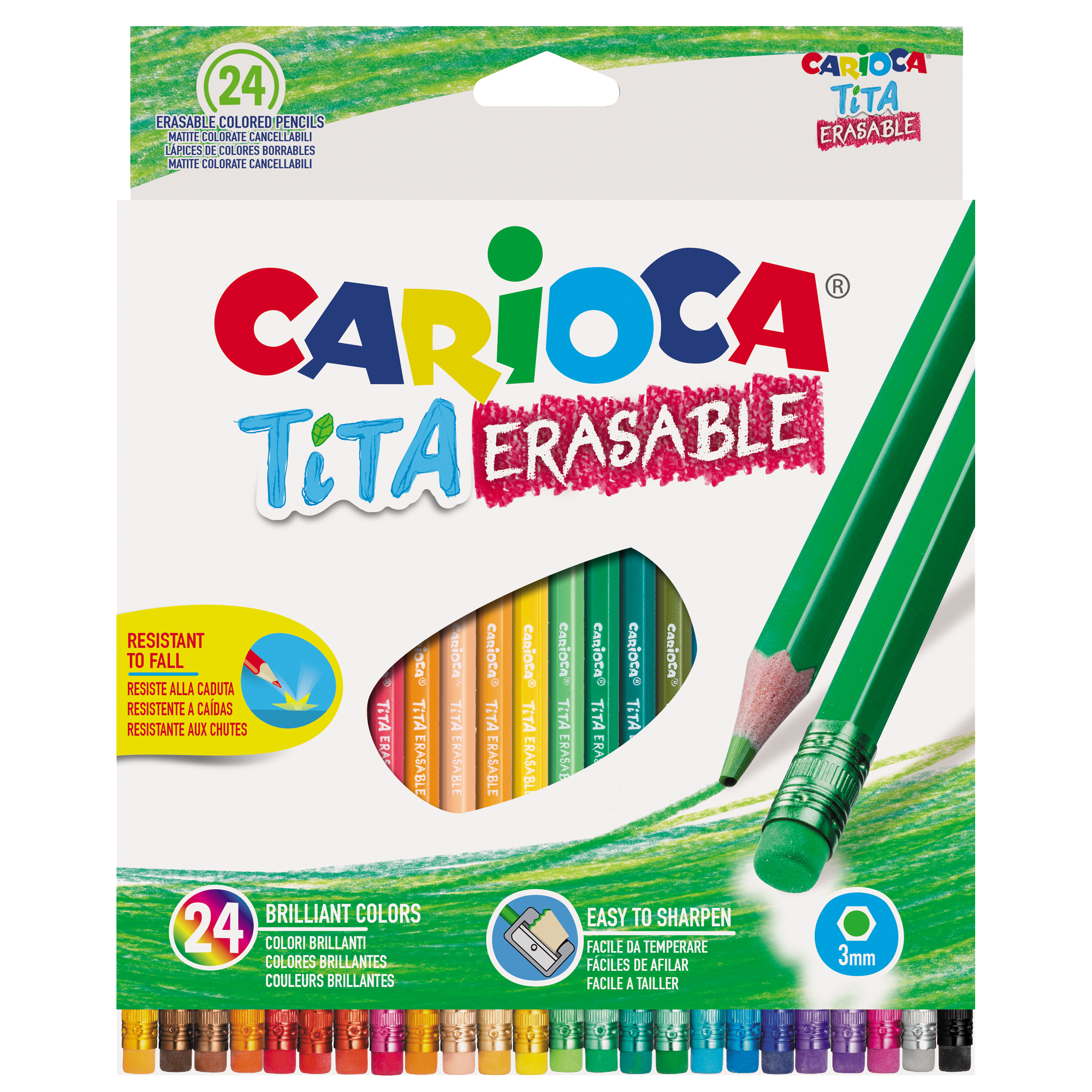 Pastelli Tita cancellabile - Carioca - astuccio 24 …